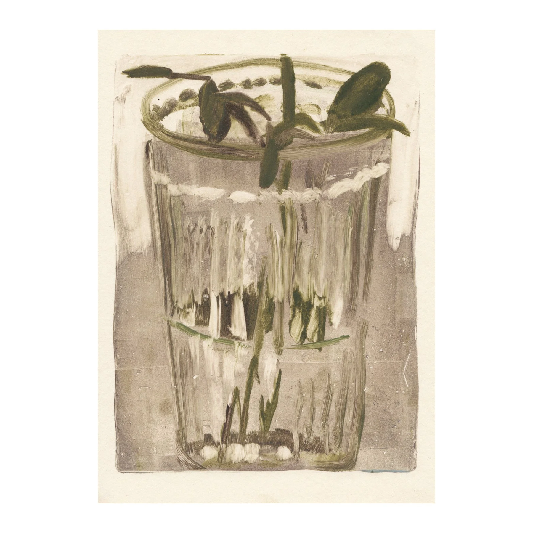 Katherine Jones RA
Water for a Stem
Monoprint on paper, 1/1
Paper size 20.8 x 14.8 cm / framed 39 x 30 cm
£790 + VAT