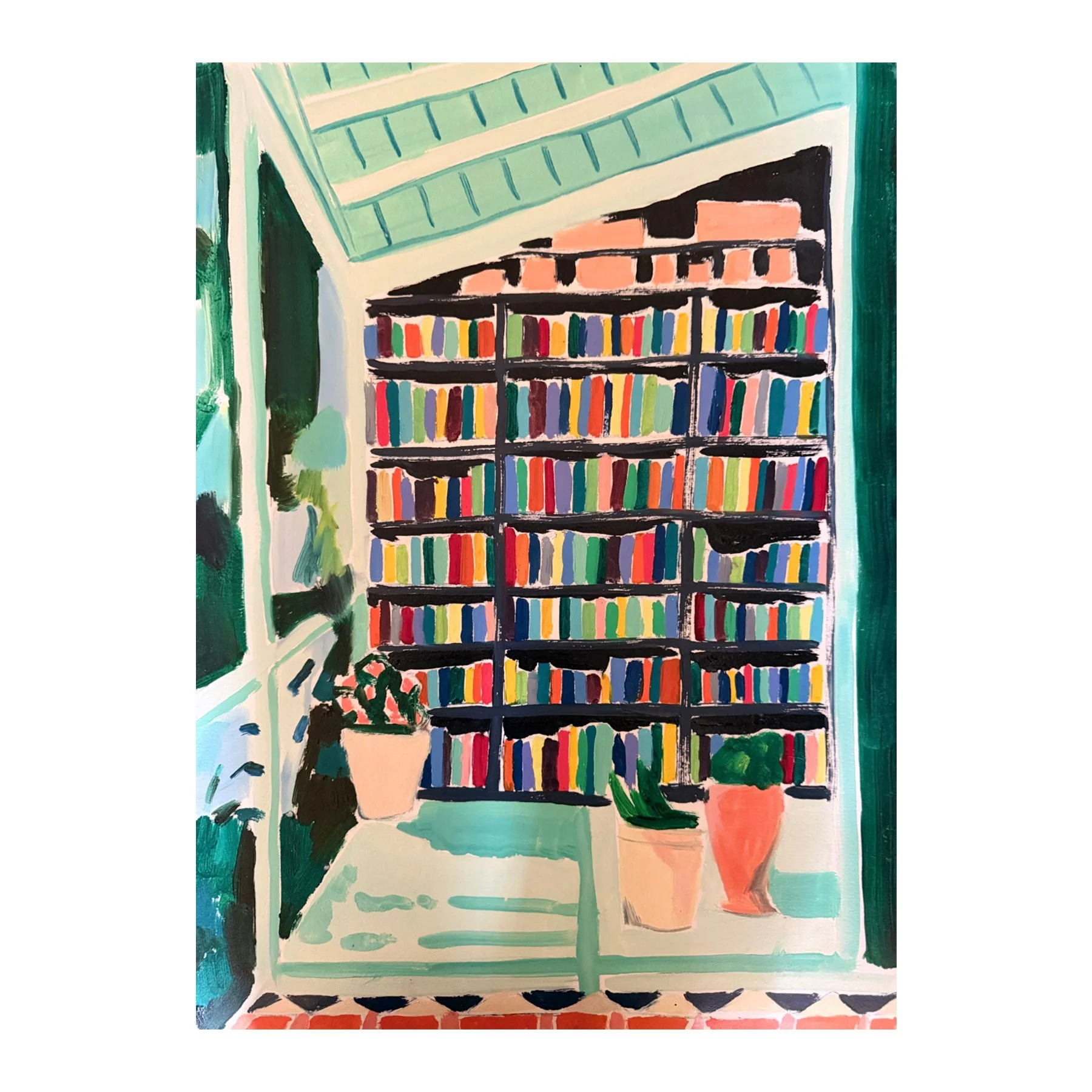 Lucy Smallbone
Library
Oil on paper
59 x 45 cm
£990