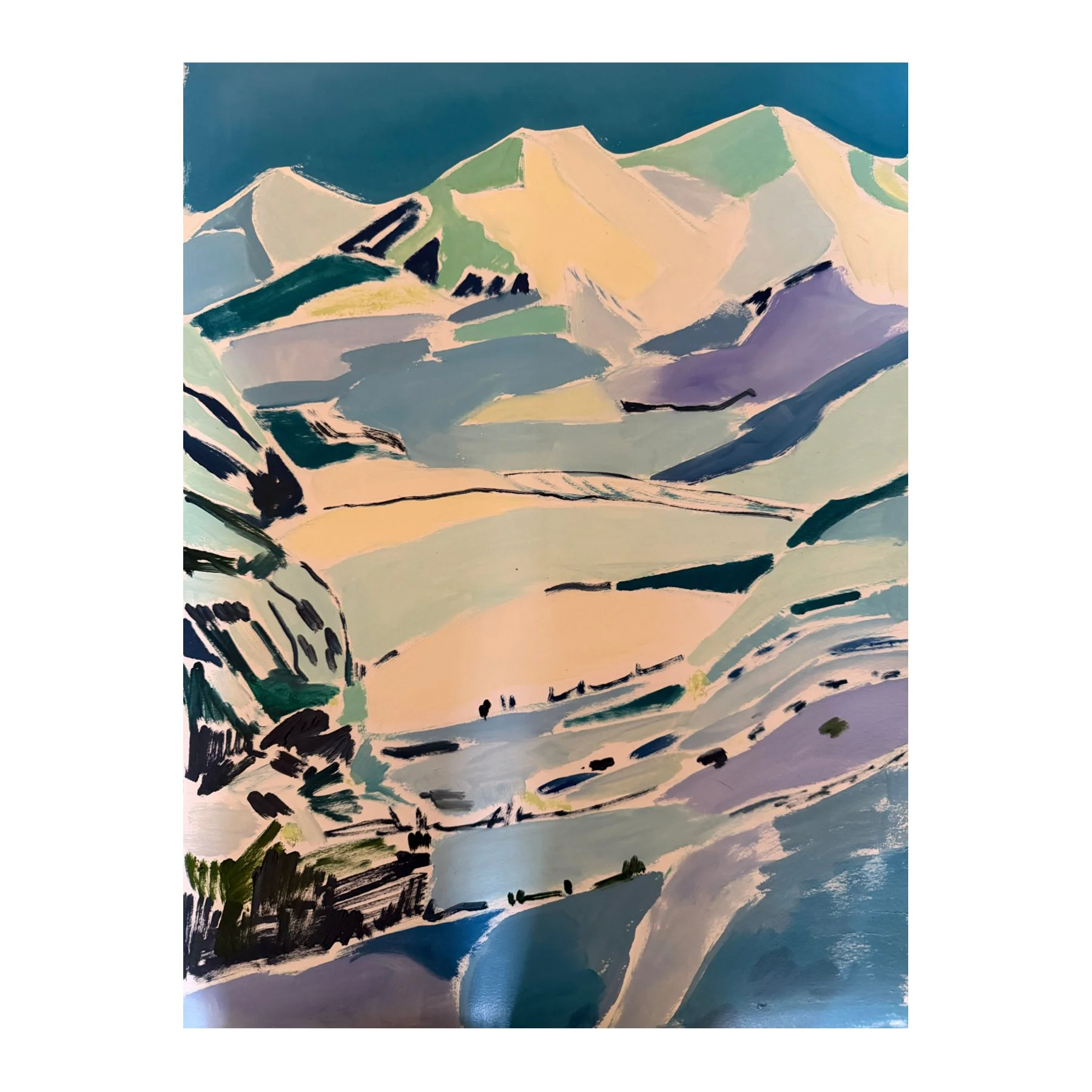 Lucy Smallbone
Alpine (Study)
Oil on paper
59 x 45 cm
£890