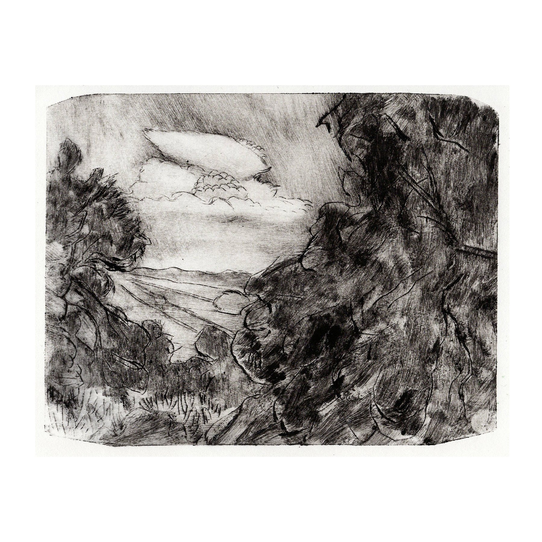 Agnes Treherne
Cloud
Drypoint monoprint
21 x 27 cm
£580