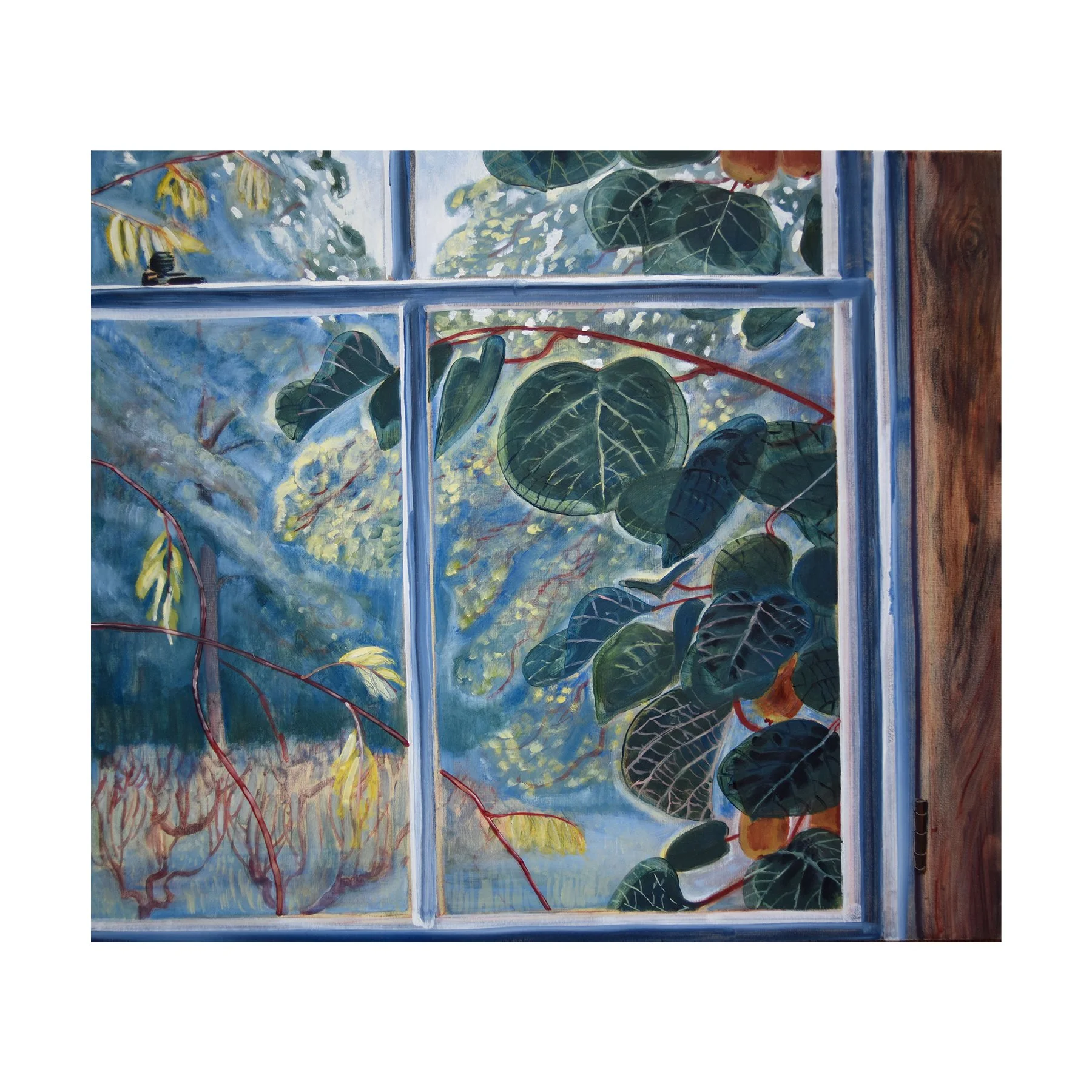 Agnes Treherne
Kiwi Plant
Oil on birch
53 x 61 cm
£2,950