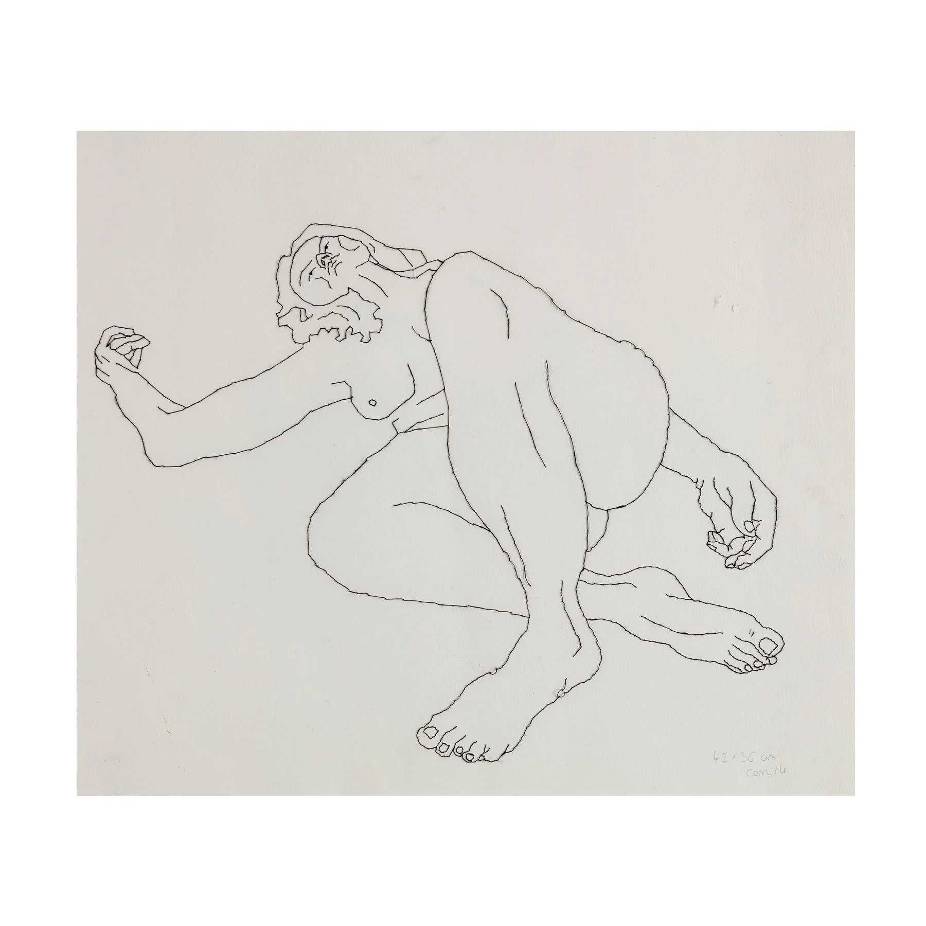 Camille Lewis
Threads of Stillness
Threads and paper
43 x 37 cm
£750