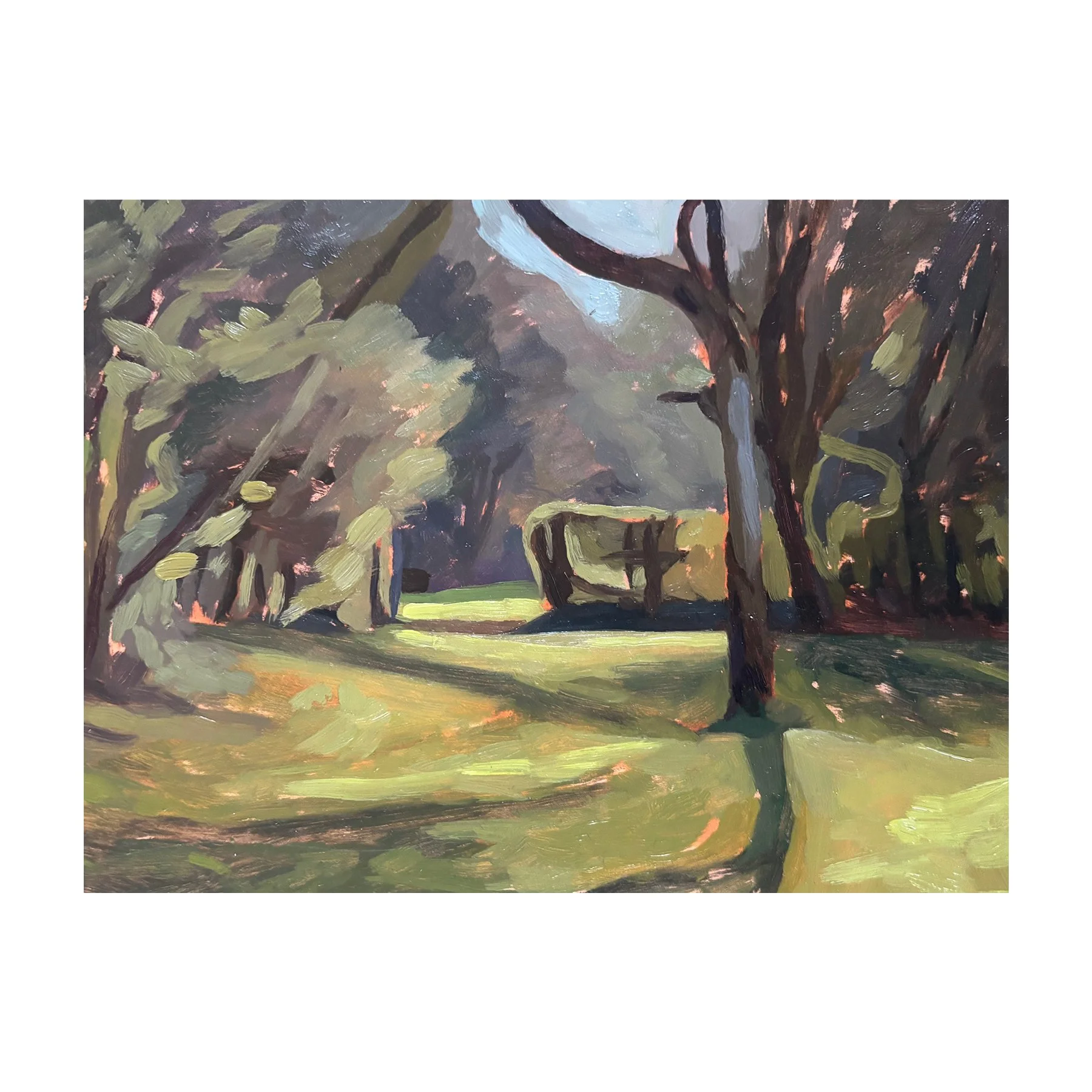 Francis Martin
Golden August Path
Oil on card panel
£900