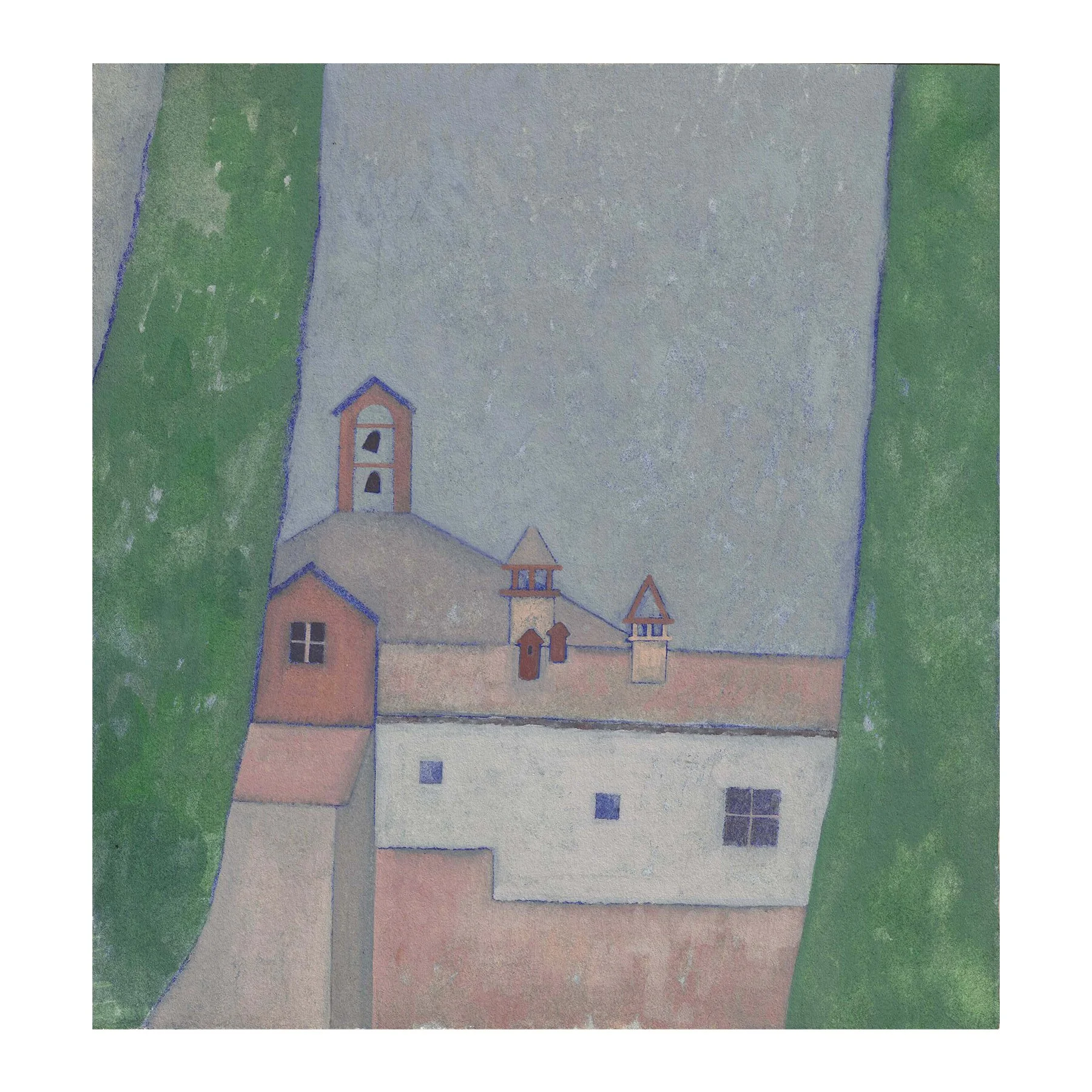 Kate Kirk
Pignano
Watercolour and gouache
16.5 x 16 cm
£750