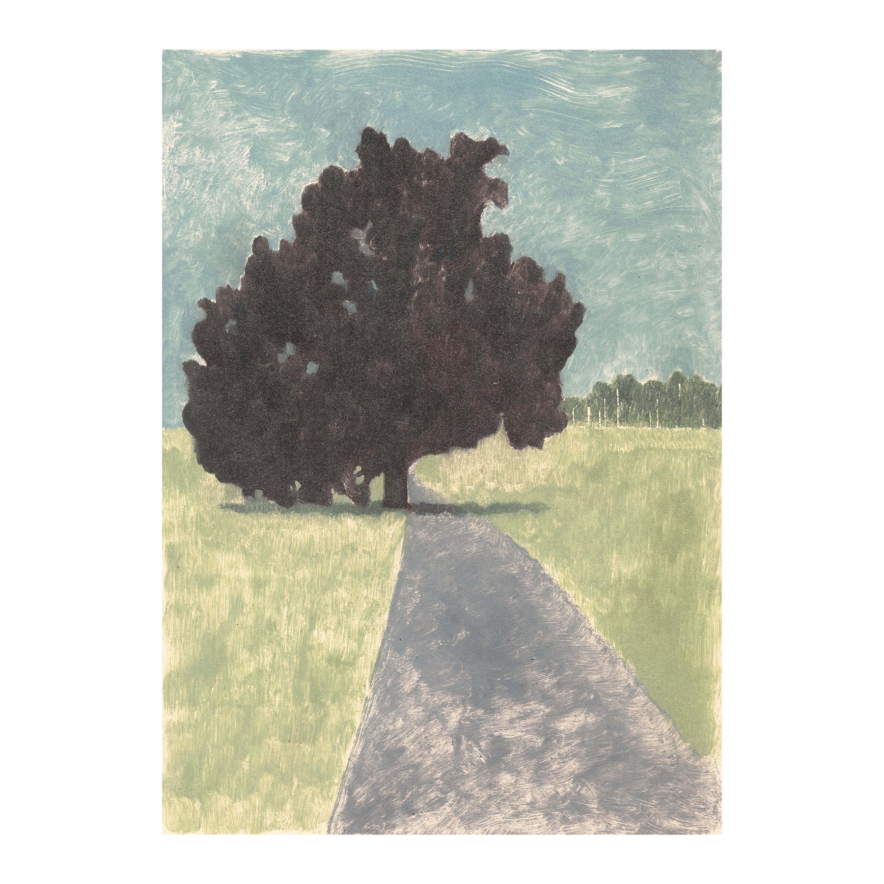 Kate Kirk
Hyde Park in June
Monoprint
42.5 x 33.5 cm
£750