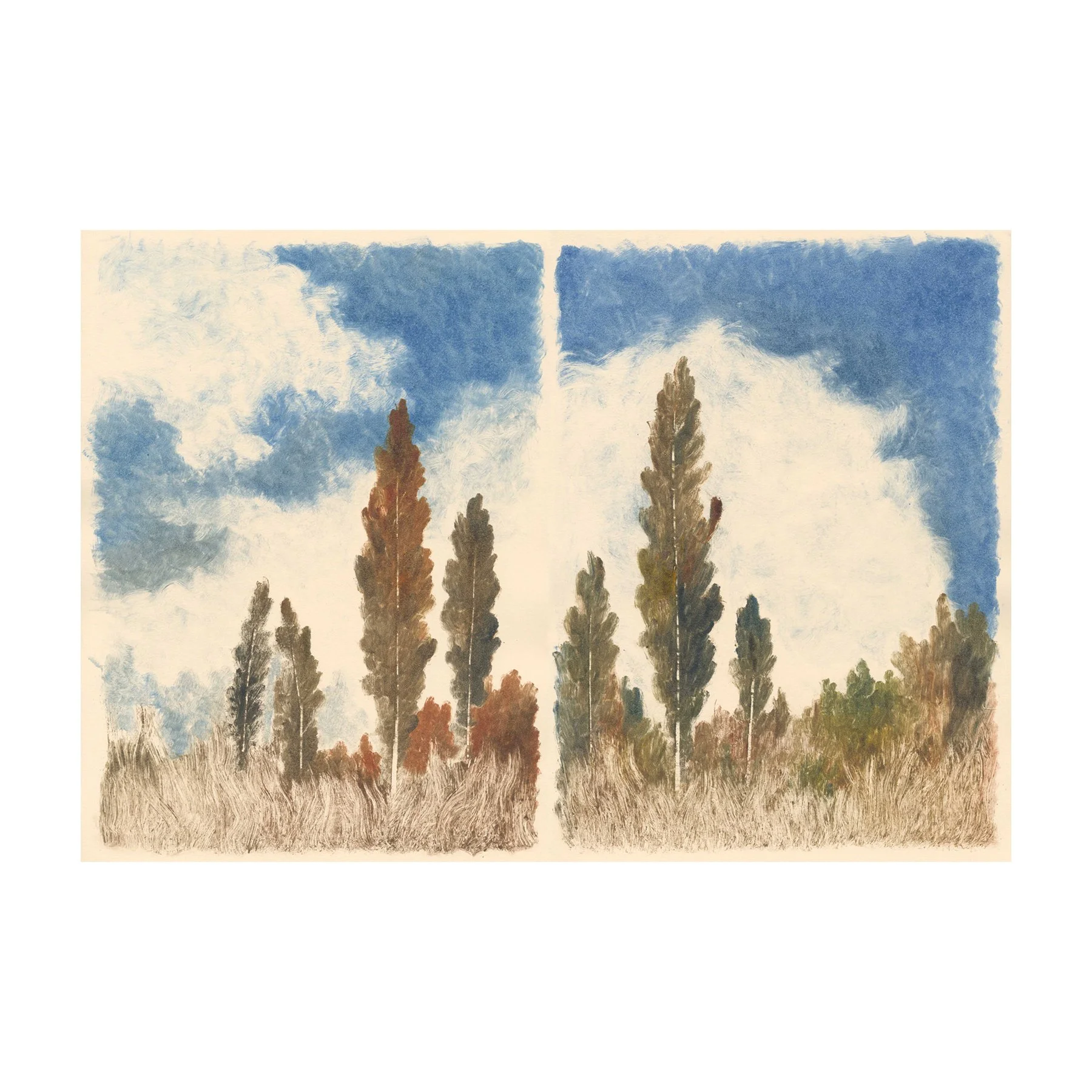 Kate Kirk
Autumn Skies
Monoprint
42.5 x 55 cm
£950