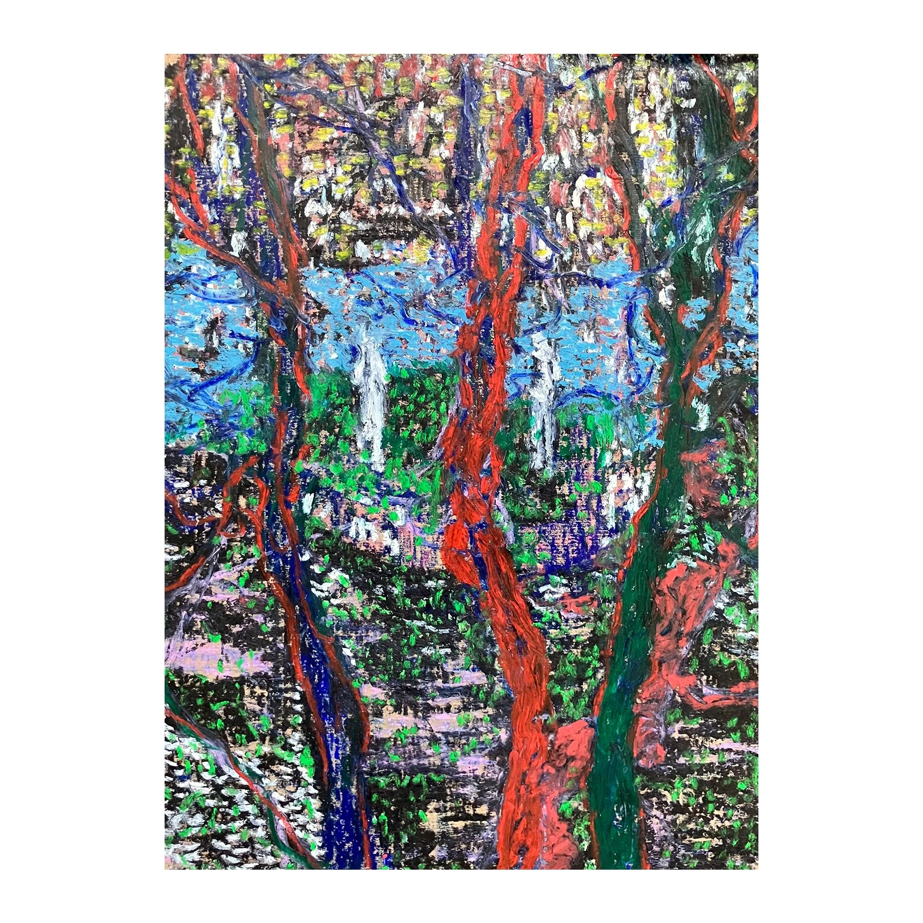 Kathryn Maple
Night Walk Home
Oil pastel on paper
21 x 29 cm
£3,500