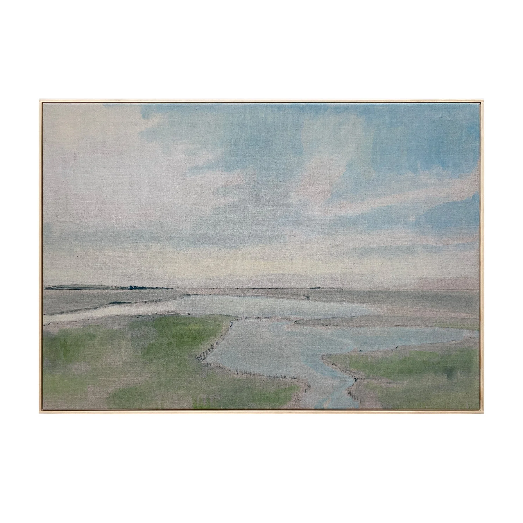 Light Mirror in the Salt Marshes, Burnham Overy Staithe, Norfolk