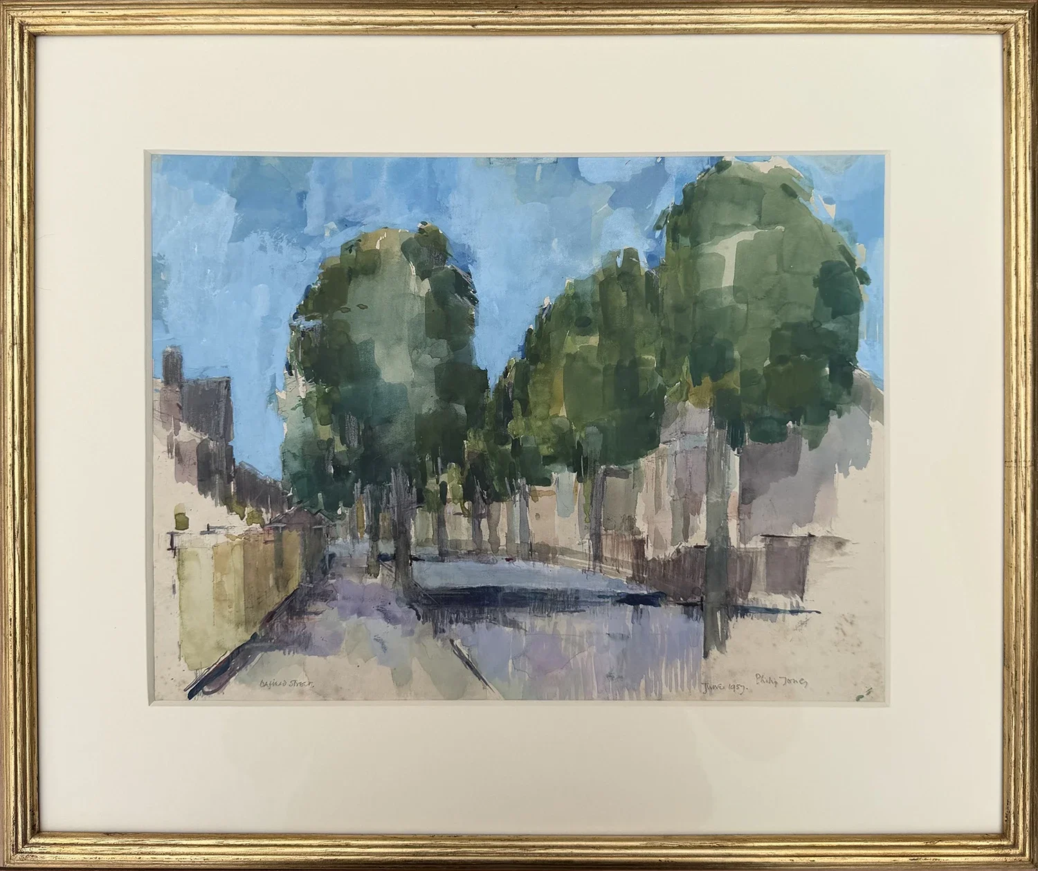 Original ink and gouache on paper by artist Philip Jones