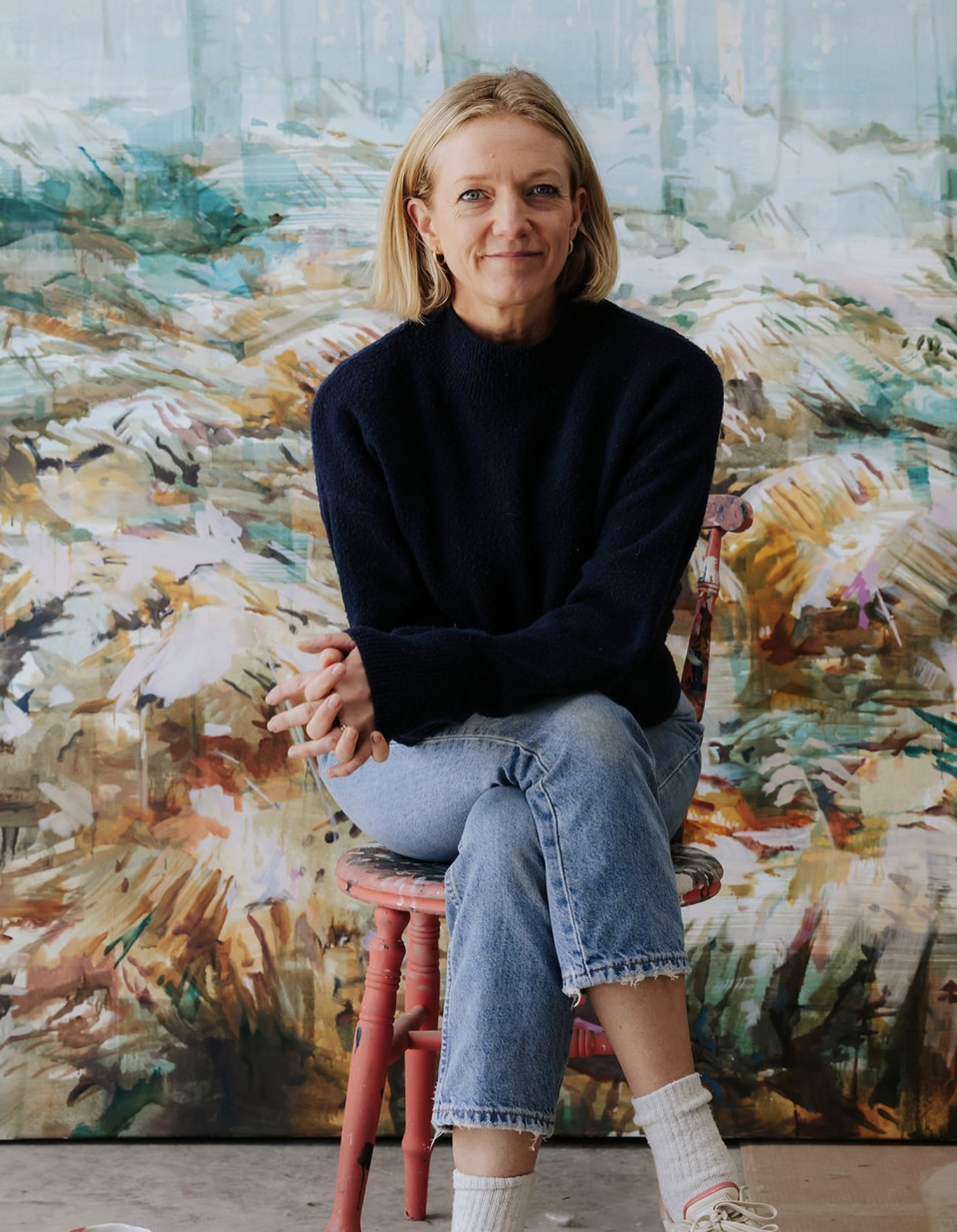 Portrait of artist Katharine Le Hardy