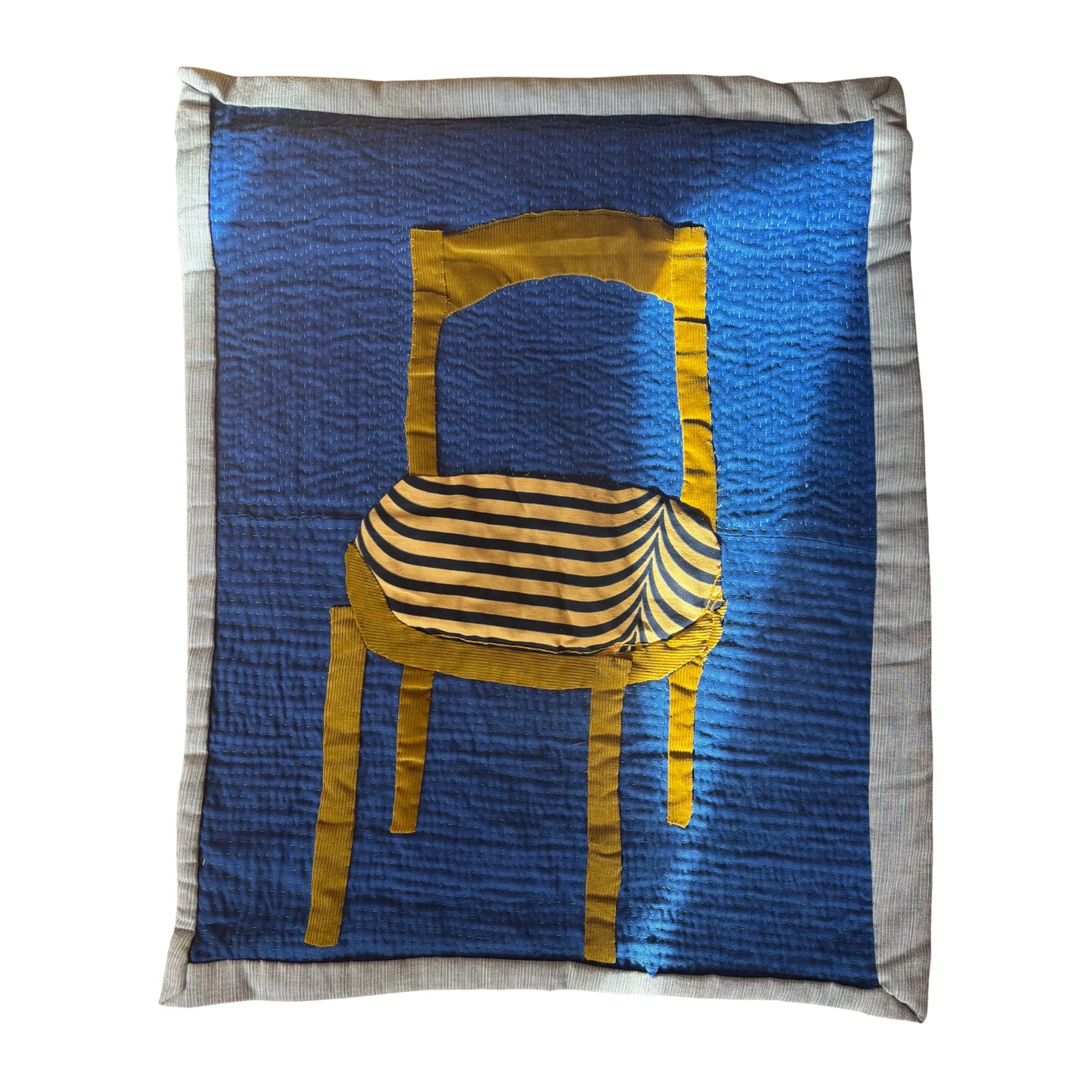 Katie Whitford
In Separate Rooms
Quilted wall hanging
68 x 54 cm
£850