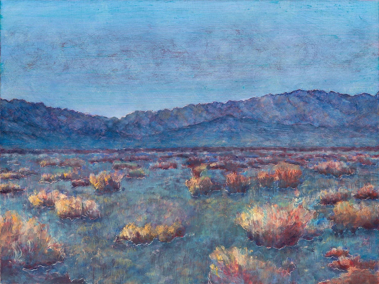 Original oil on clayboard by artist Martha Beaumont