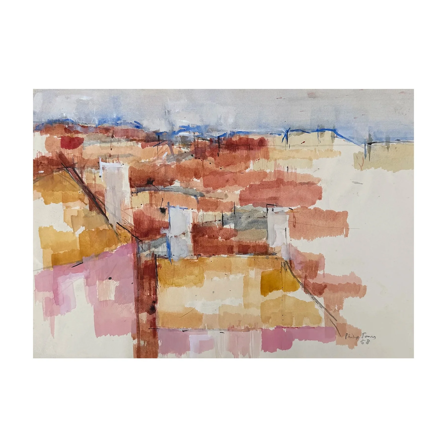 Fornalutx Study II, Mallorca, 1958