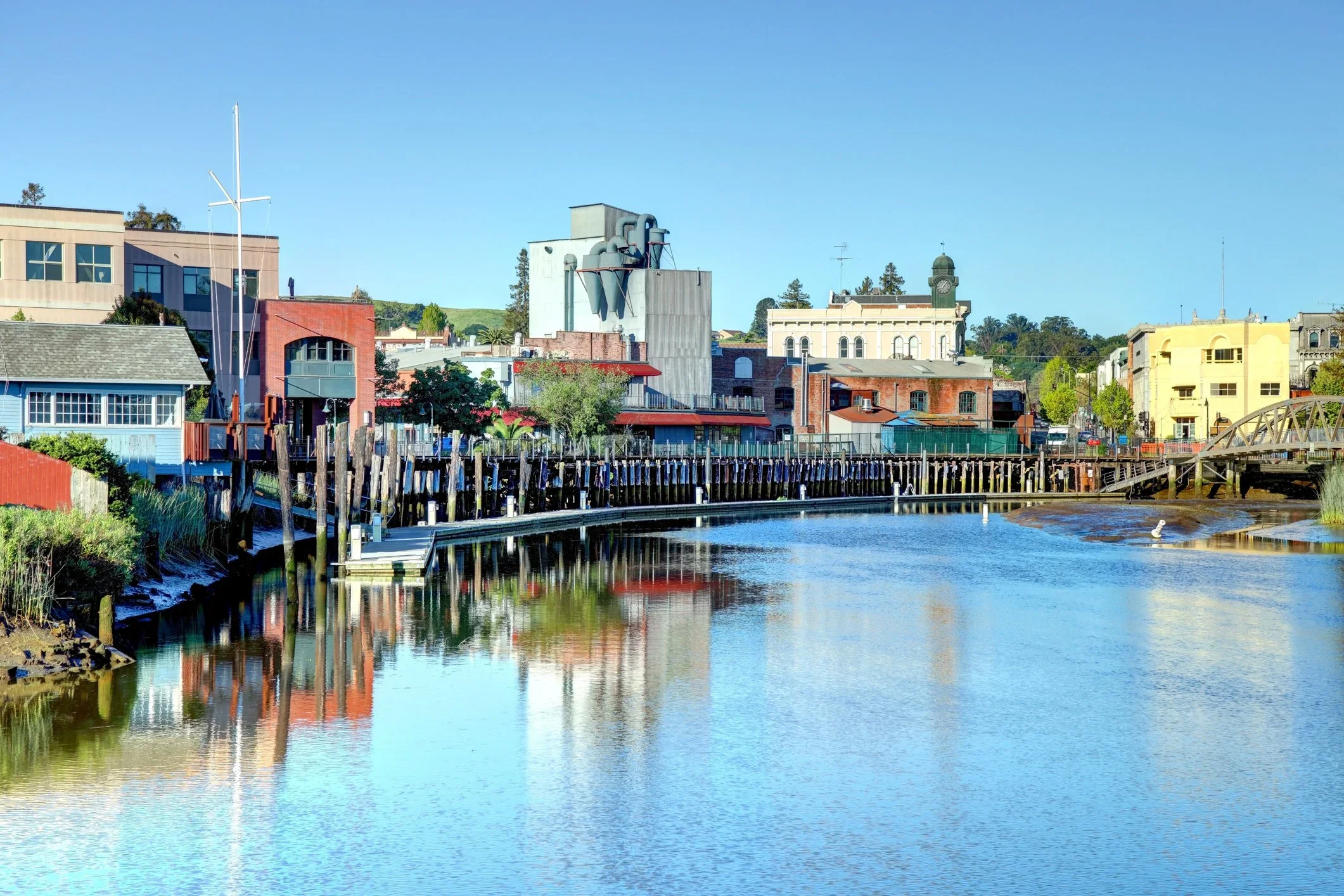 petaluma-waterfront-downtown-reflection.webp