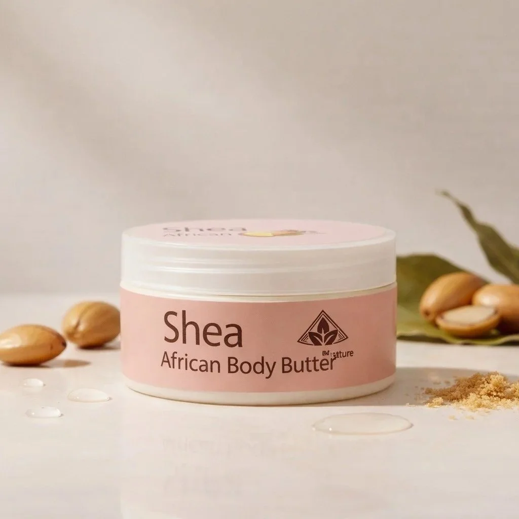 African Shea Body Butter — Deep Hydration, Natural Glow 100% Organic Shea Butter