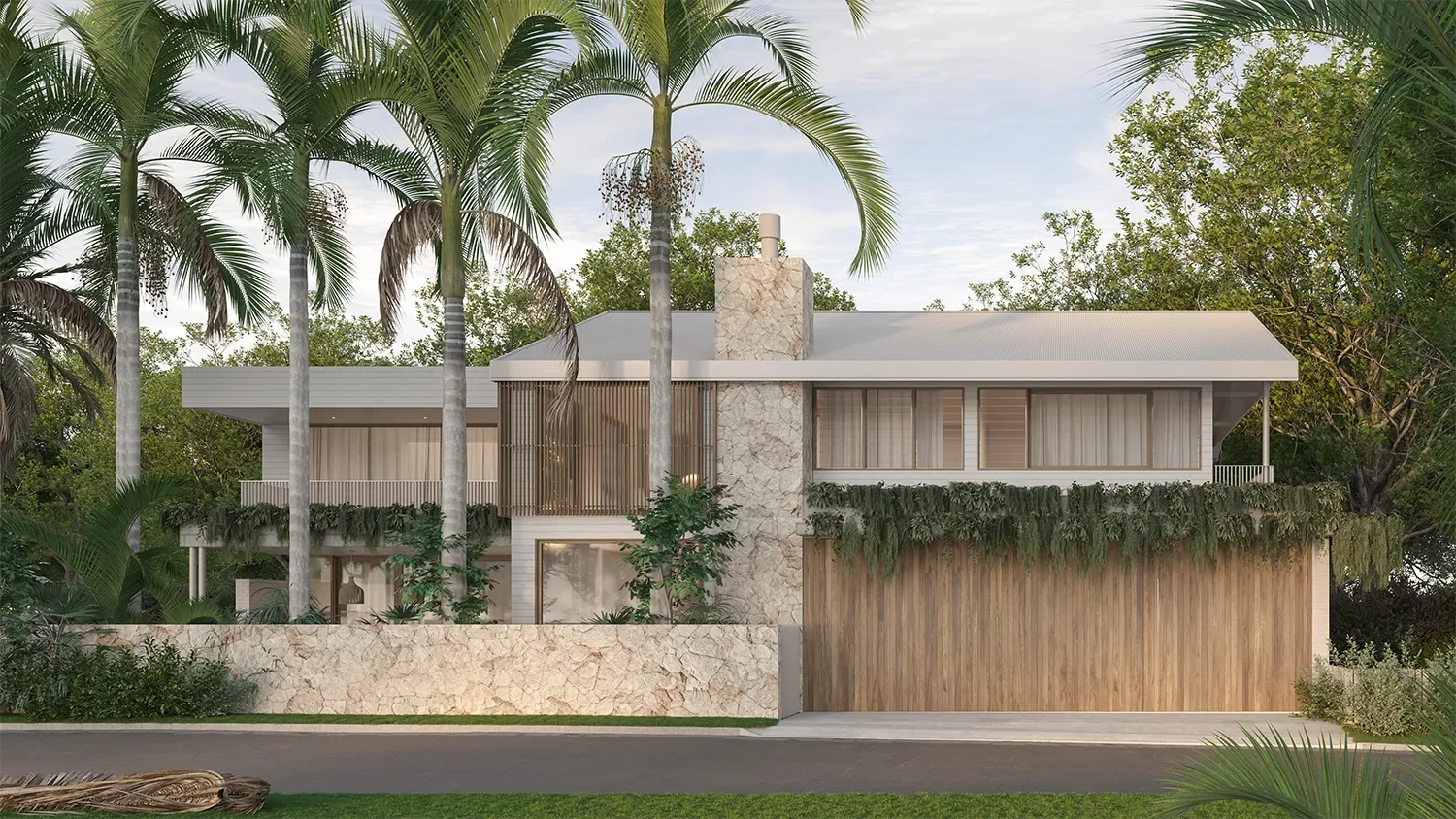 Casa Palmera residential home design in Northern Rivers