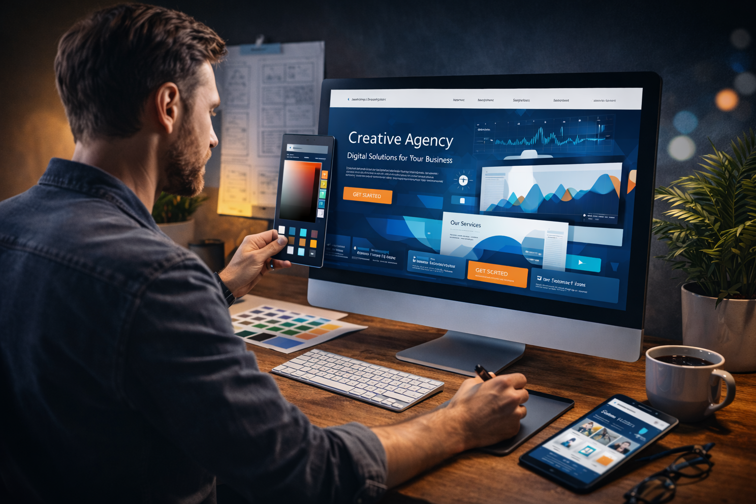 Diseñamos tu presencia digital con estrategia y creatividad

No solo hacemos páginas bonitas. Creamos experiencias digitales que transmiten tu valor, conectan con tu público y te ayudan a posicionarte frente a tu competencia.

Analizamos tu negocio,