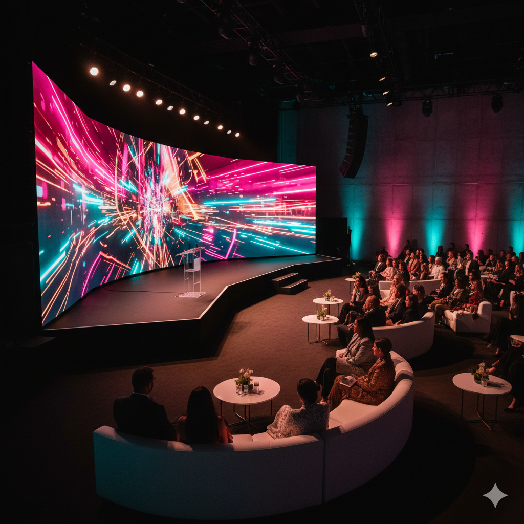 Awards ceremony and after party event production with elevated atmosphere in L.A.