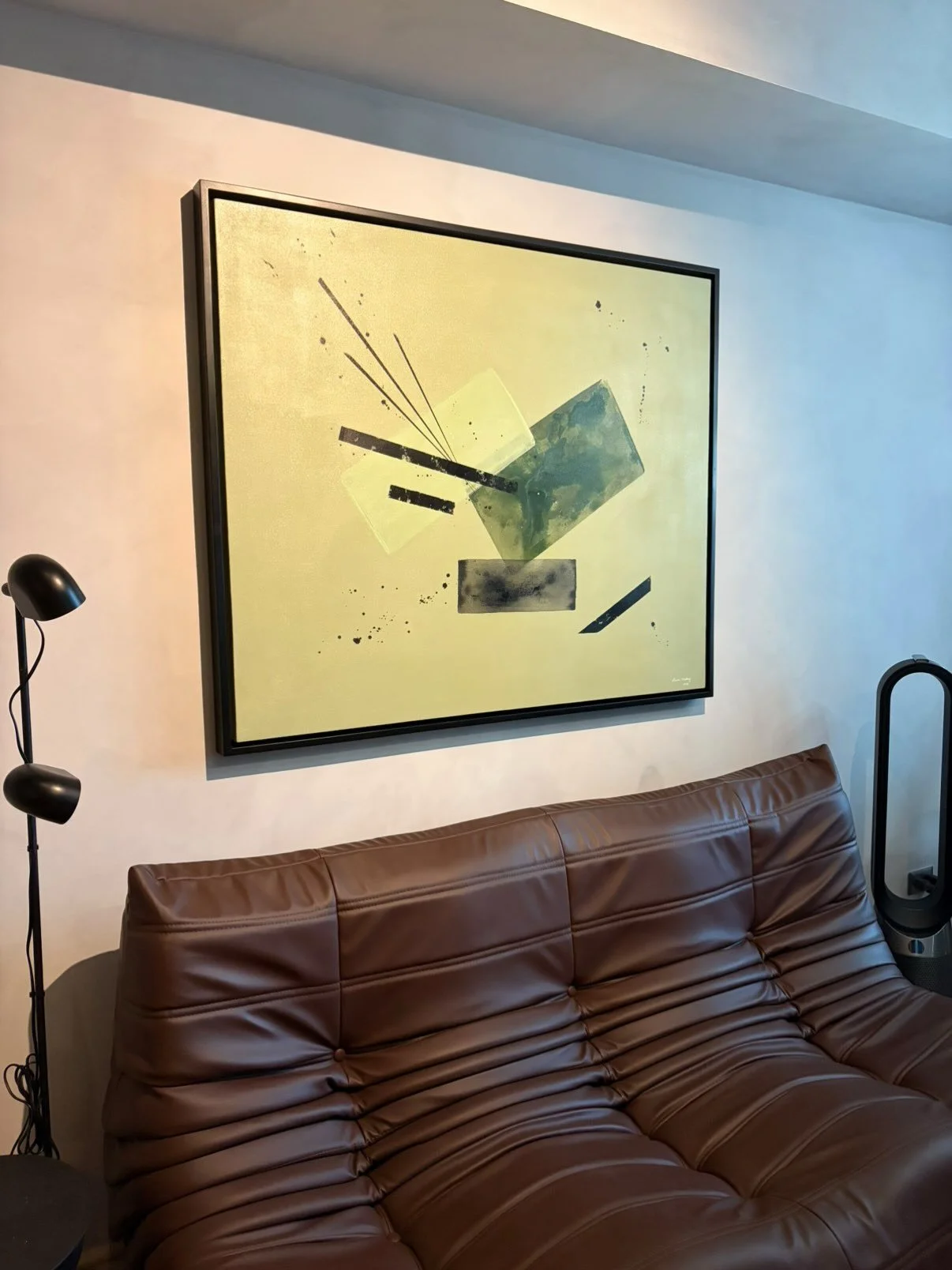 Crafted with deliberate stillness and quiet strength, each form is placed with intention. A refined piece that speaks in calm tones yet carries undeniable presence.

40x48 inches
COMMISSIONED 

#artbydame_ 
#DameMatibag