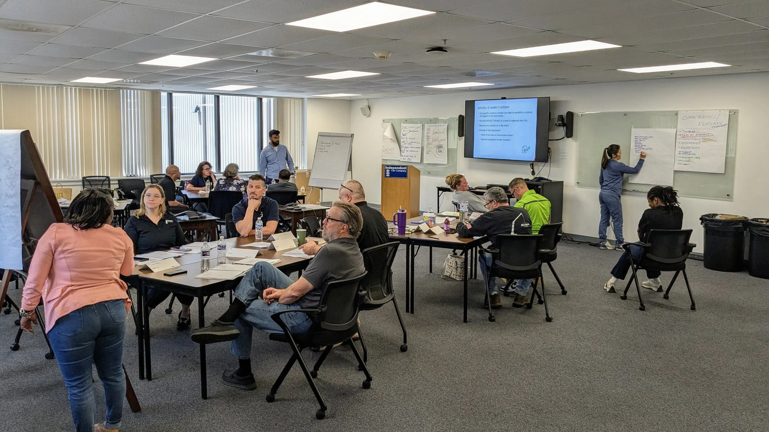 Leadership training class