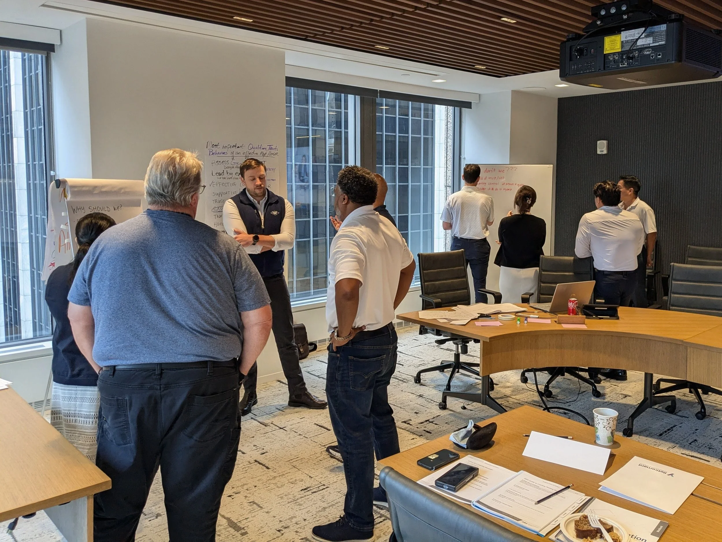 Leadership training class