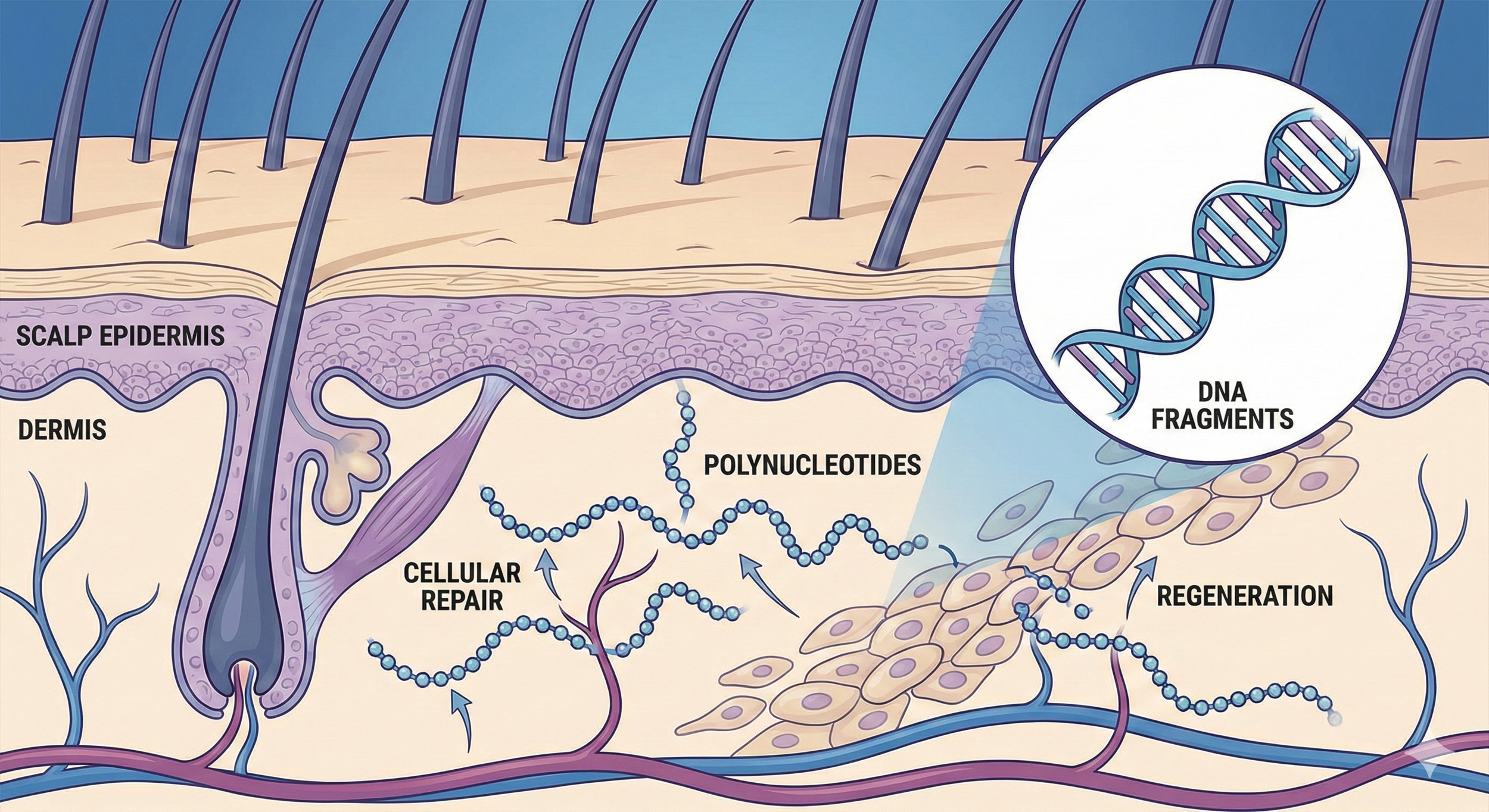 Scalp polynucleotides diagram
