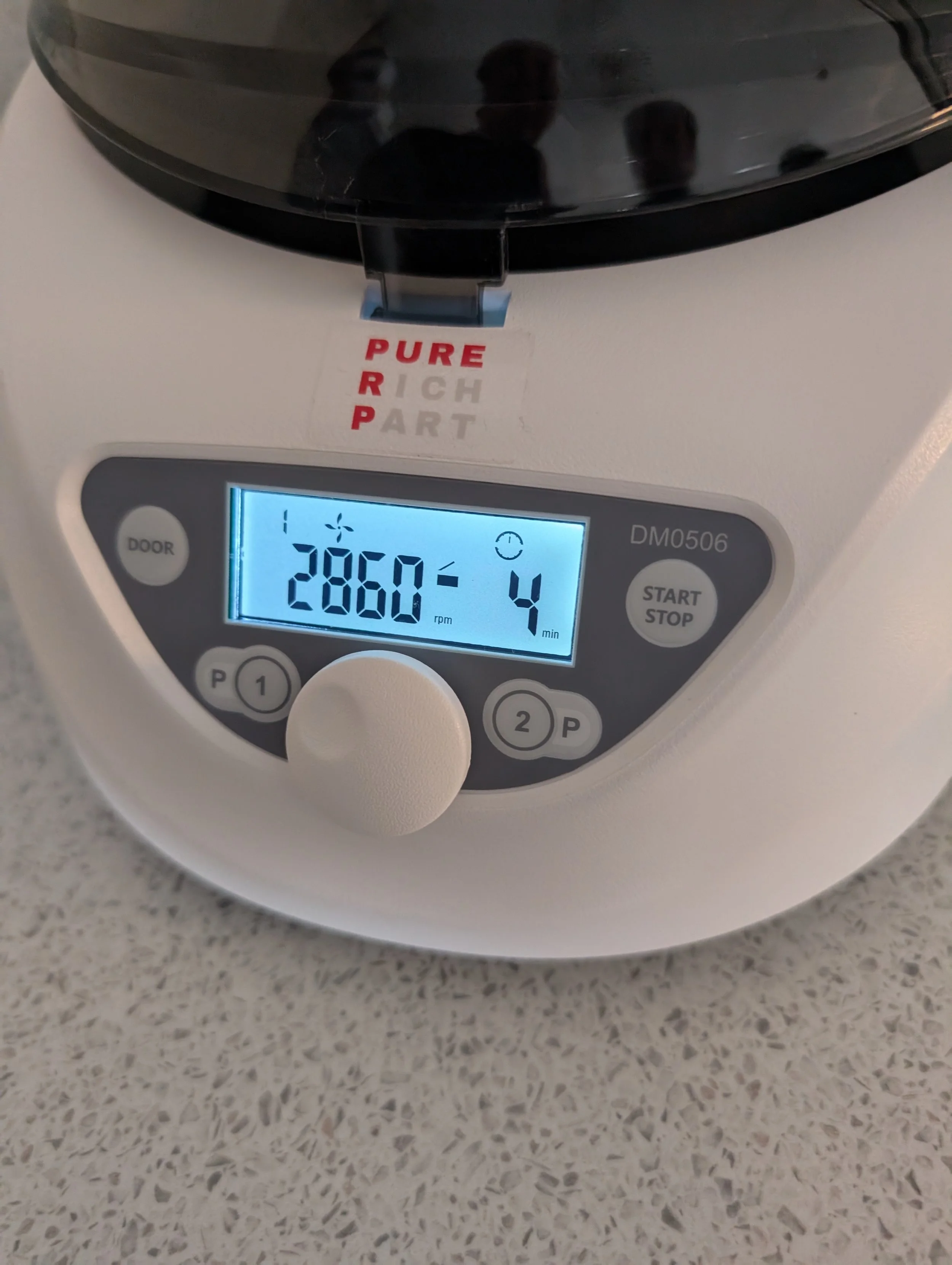 PRP centrifuge at Dr Andy and Dr Andrew