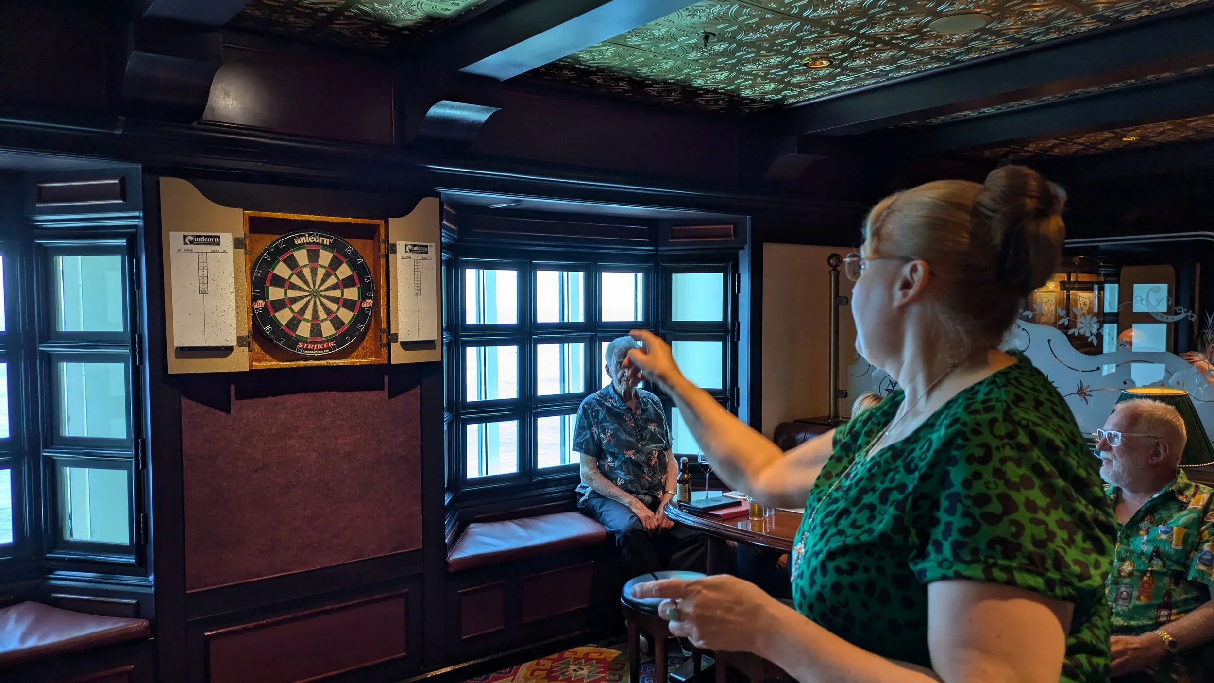 Fun in the Golden Lion pub