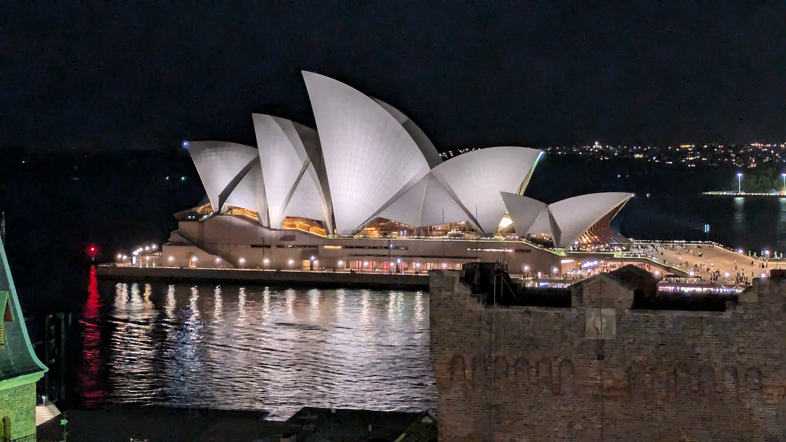 Opera House at night