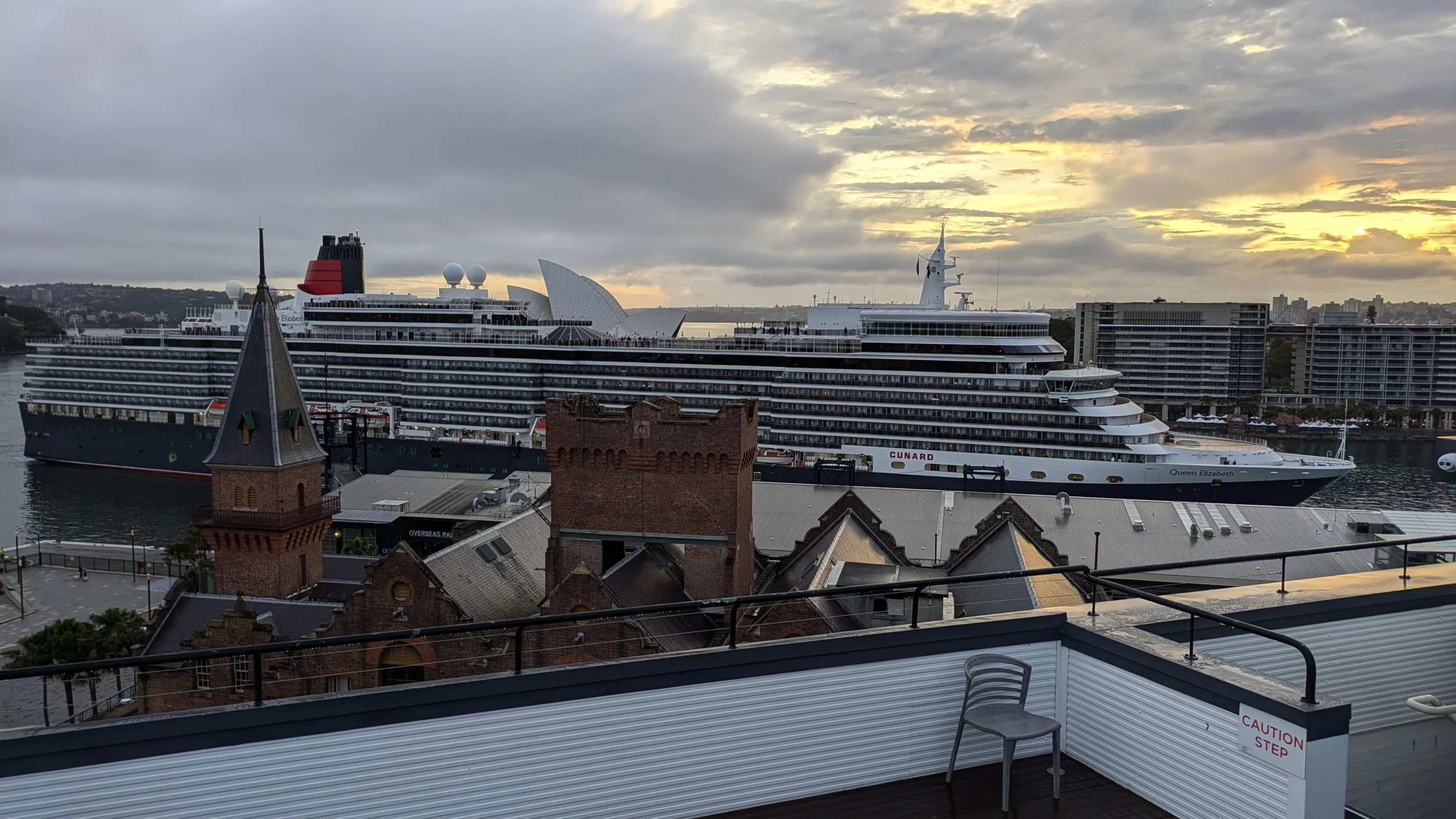 Queen Elizabeth arrives