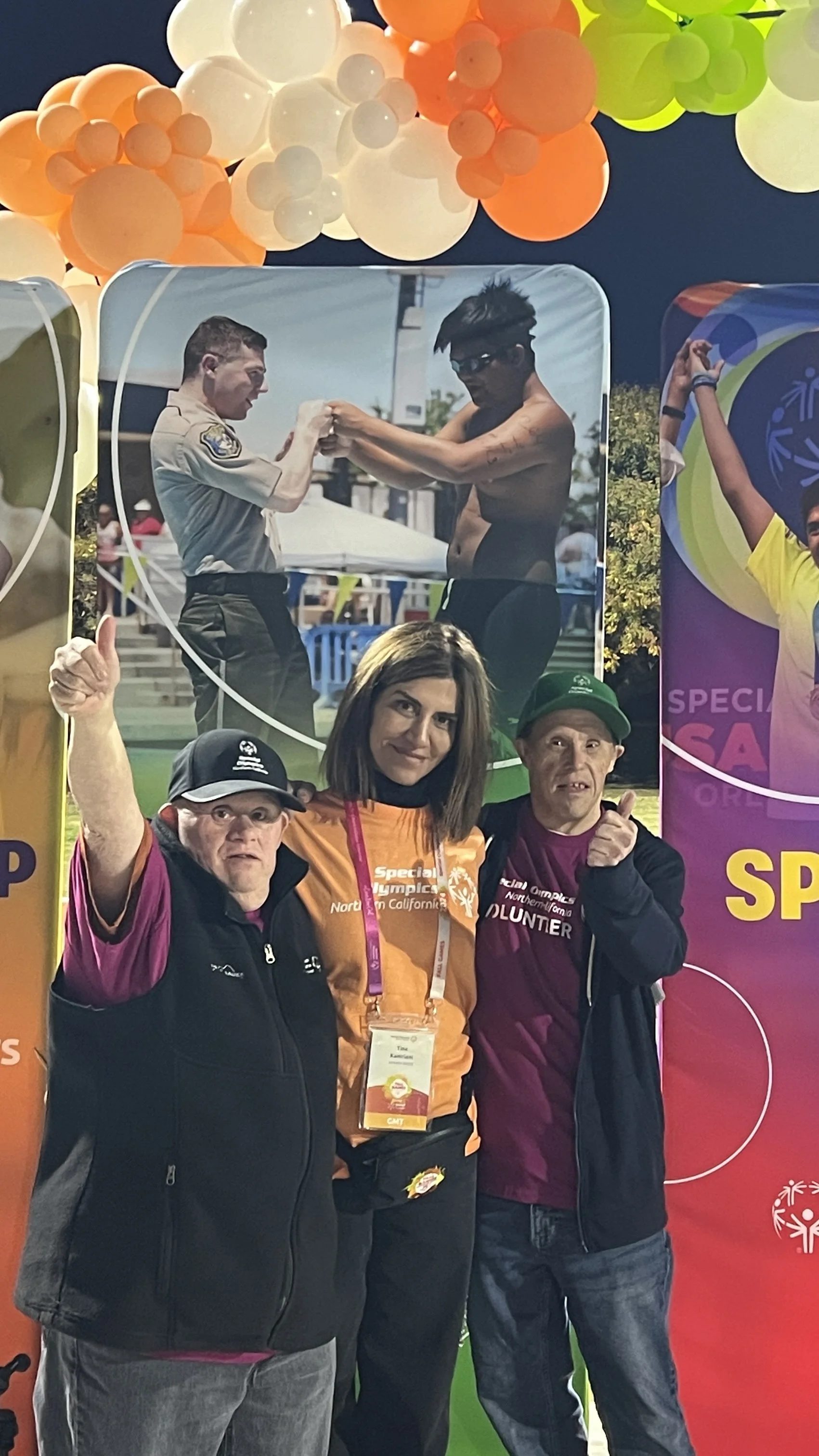 Tina with competitors Special Olympics IMG_6141.jpeg