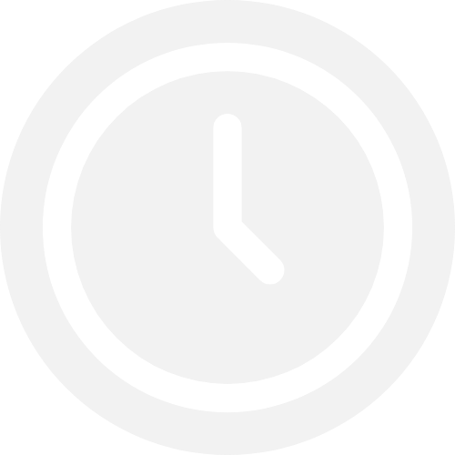 Simple black and white clock showing the time at 3:00.