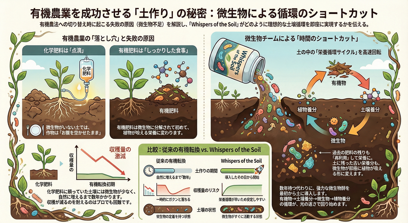 有機農業への切り替えで「失敗する人」と「成功する人」の決定的な違い