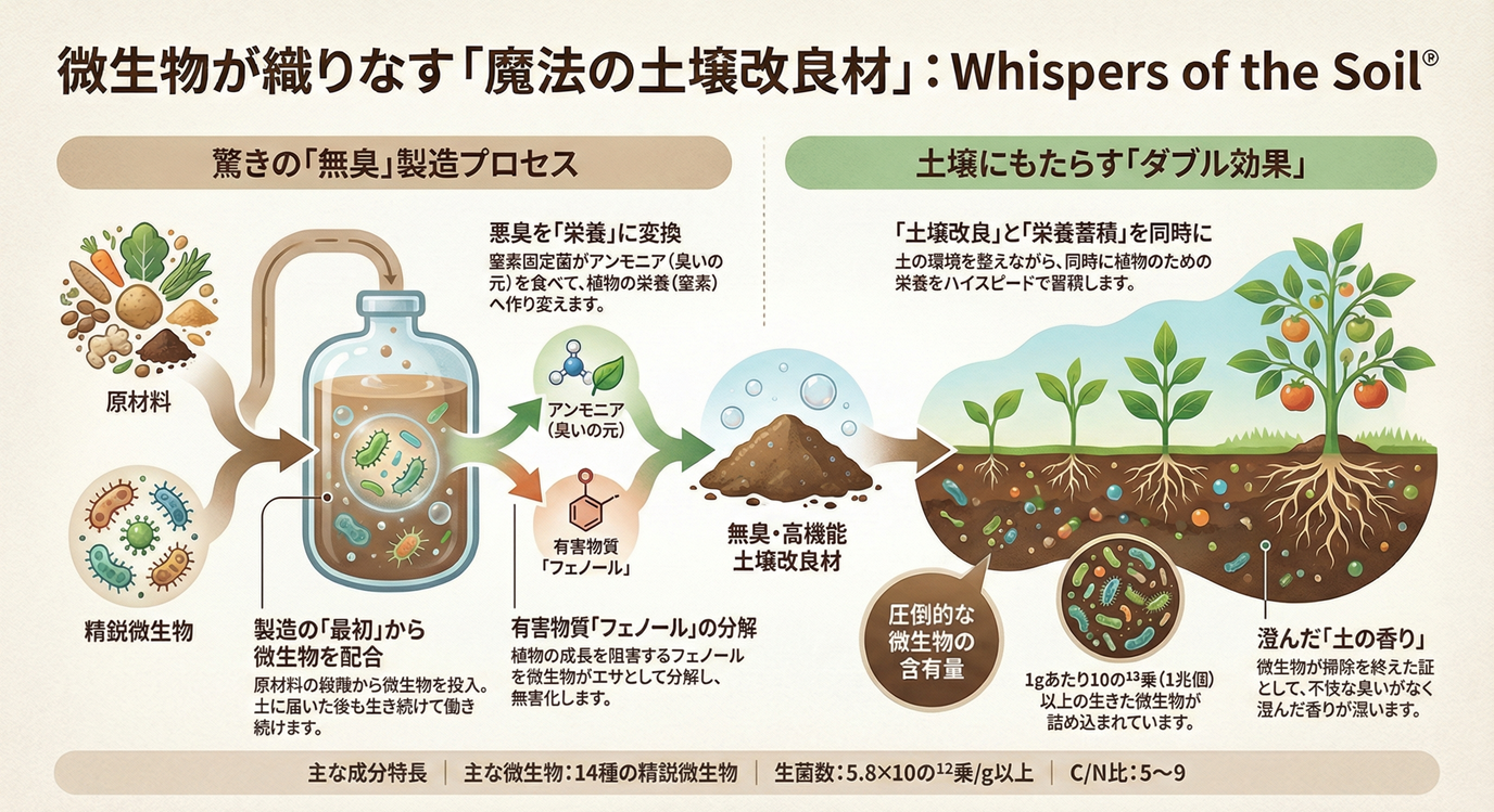 臭くないのはなぜ？微生物が織りなす「魔法の製造プロセス」