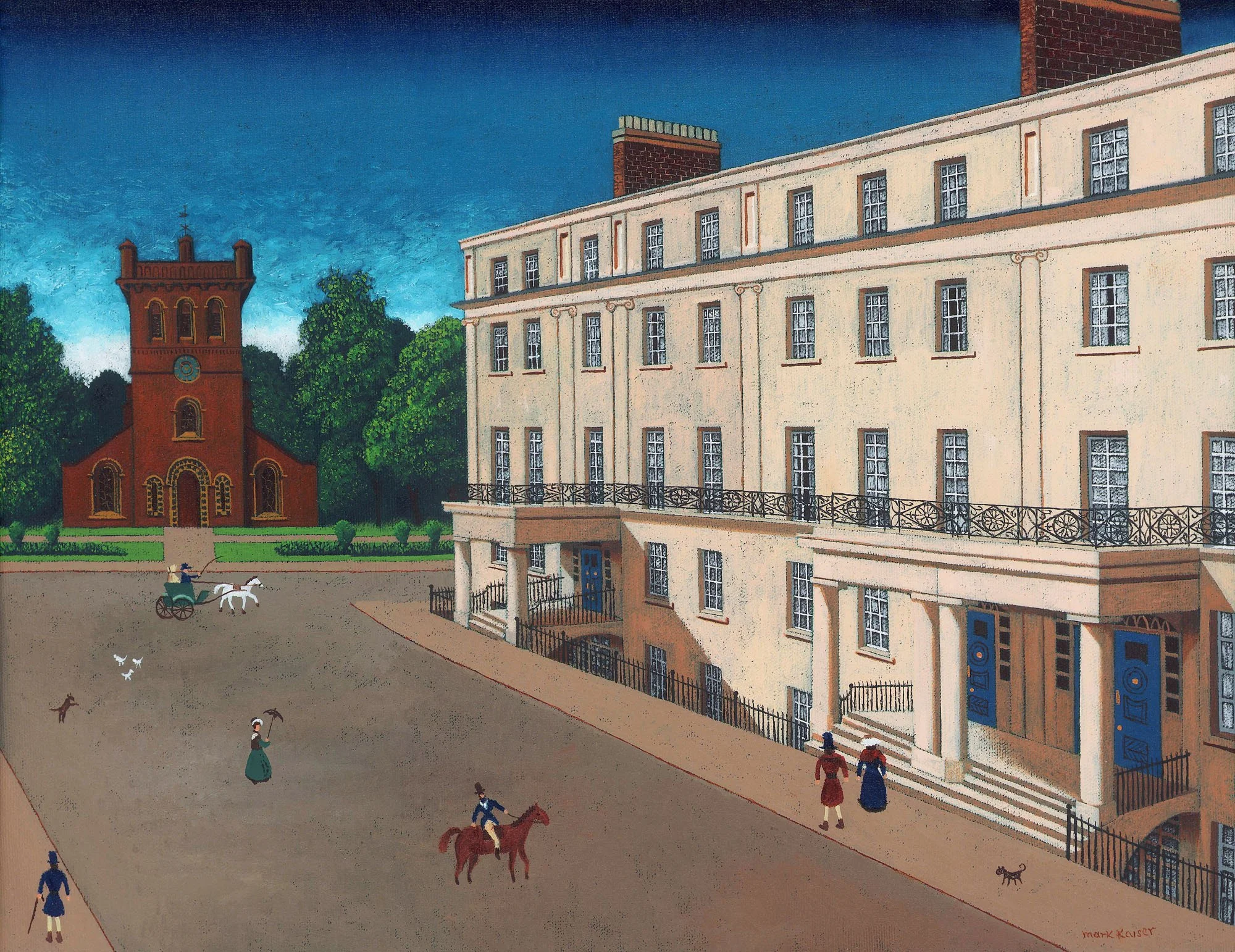 Christ Church and The Parade, Leamington Spa