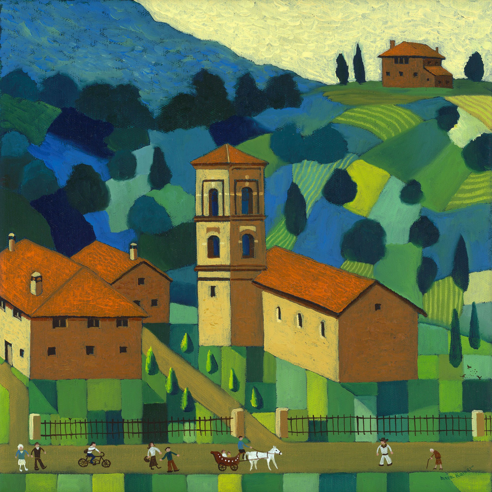 Visiting Papa in Tuscany