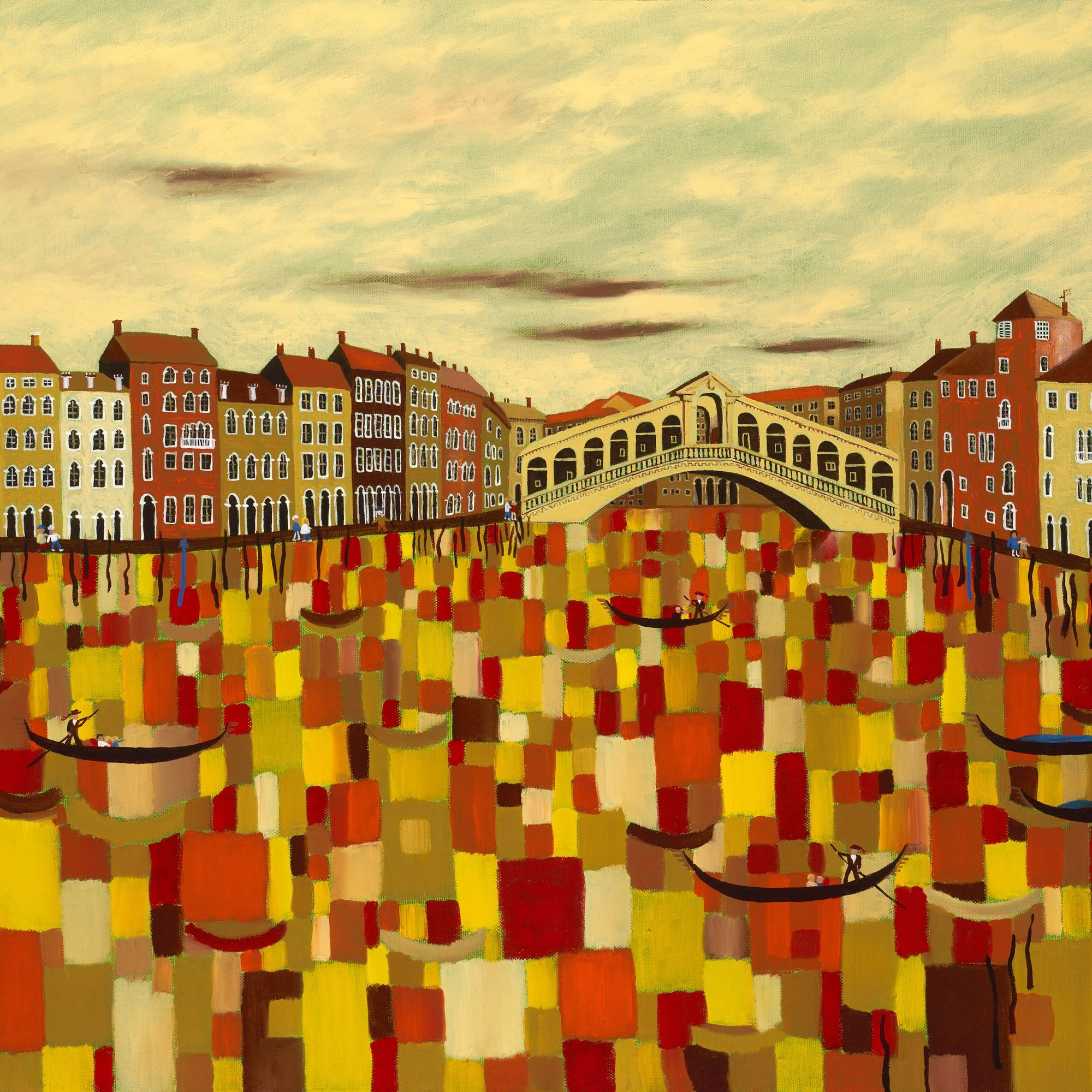 Mark Kaiser Art_An_Evening_at_Rialto_Bridge_Venice_SQ.jpg