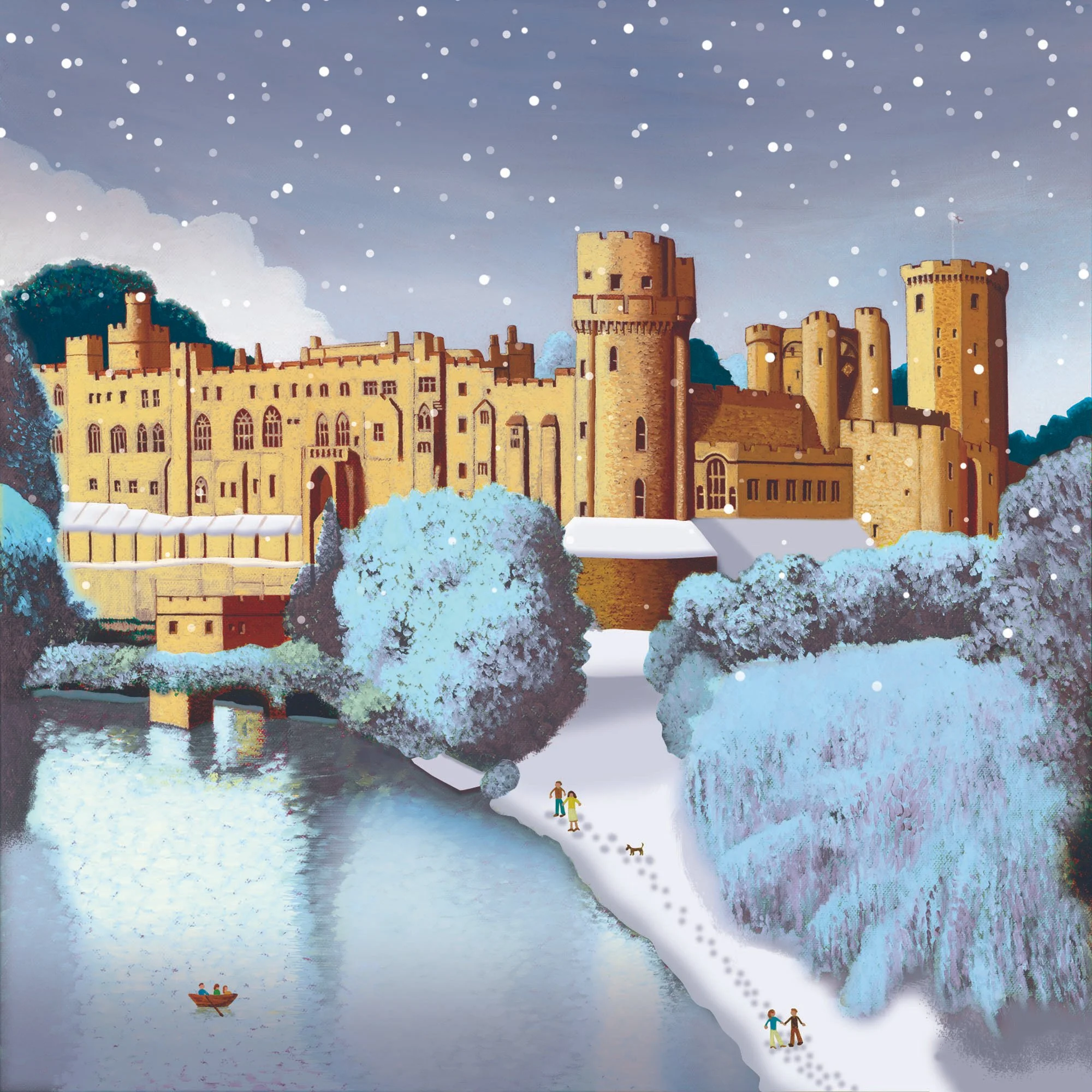 Warwick Castle, Winter