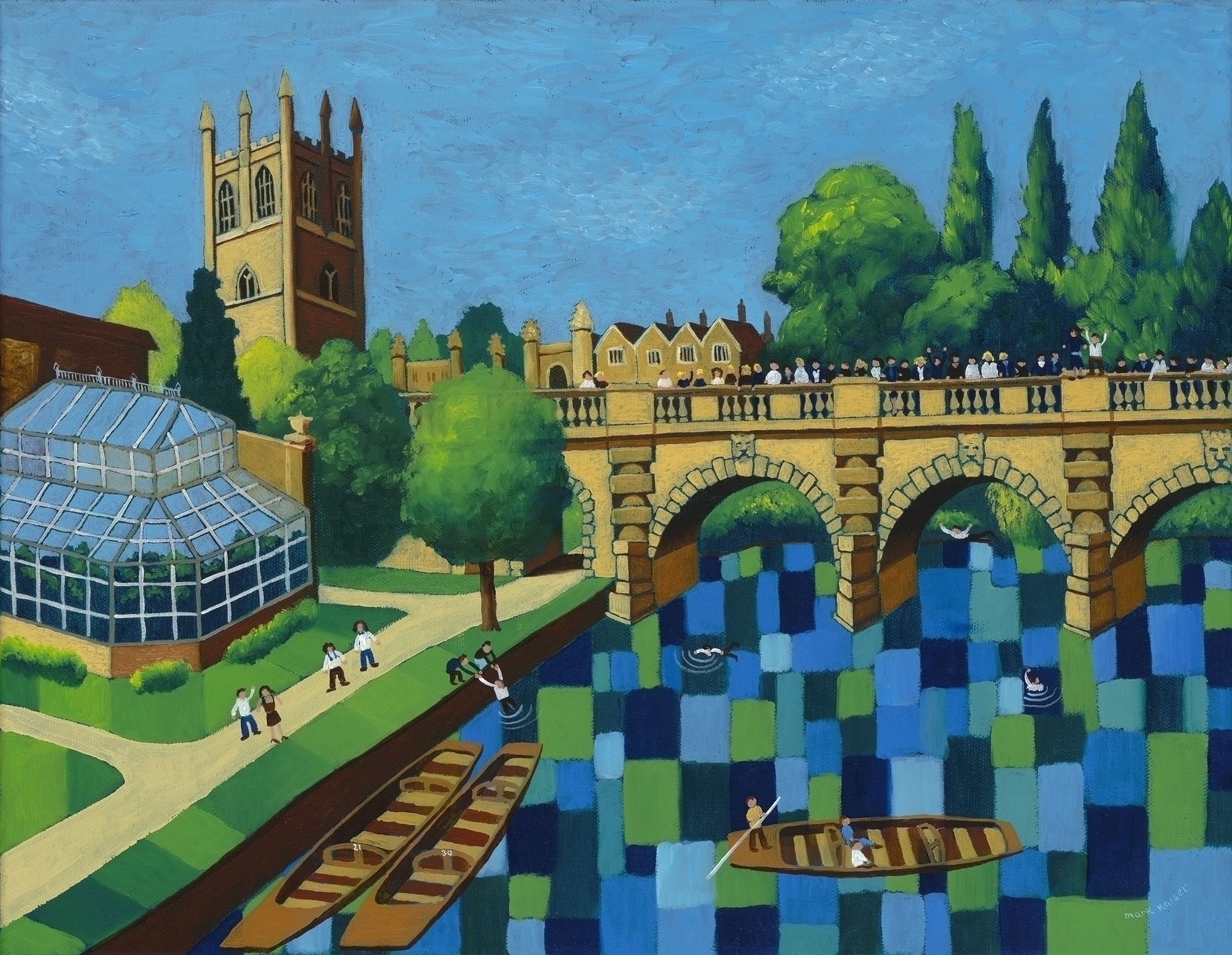 May Day Celebrations, Magdalen Bridge, Oxford