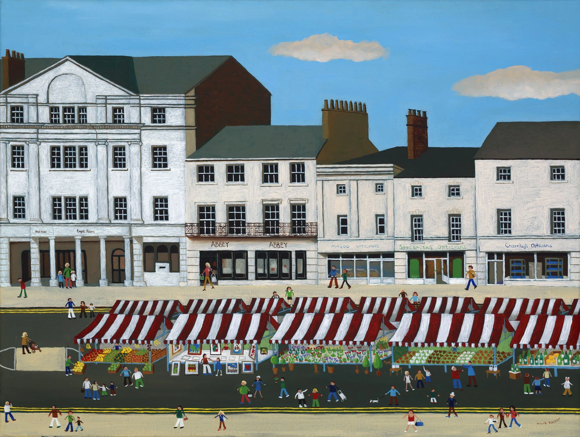 Continental Market on The Parade, Leamington Spa