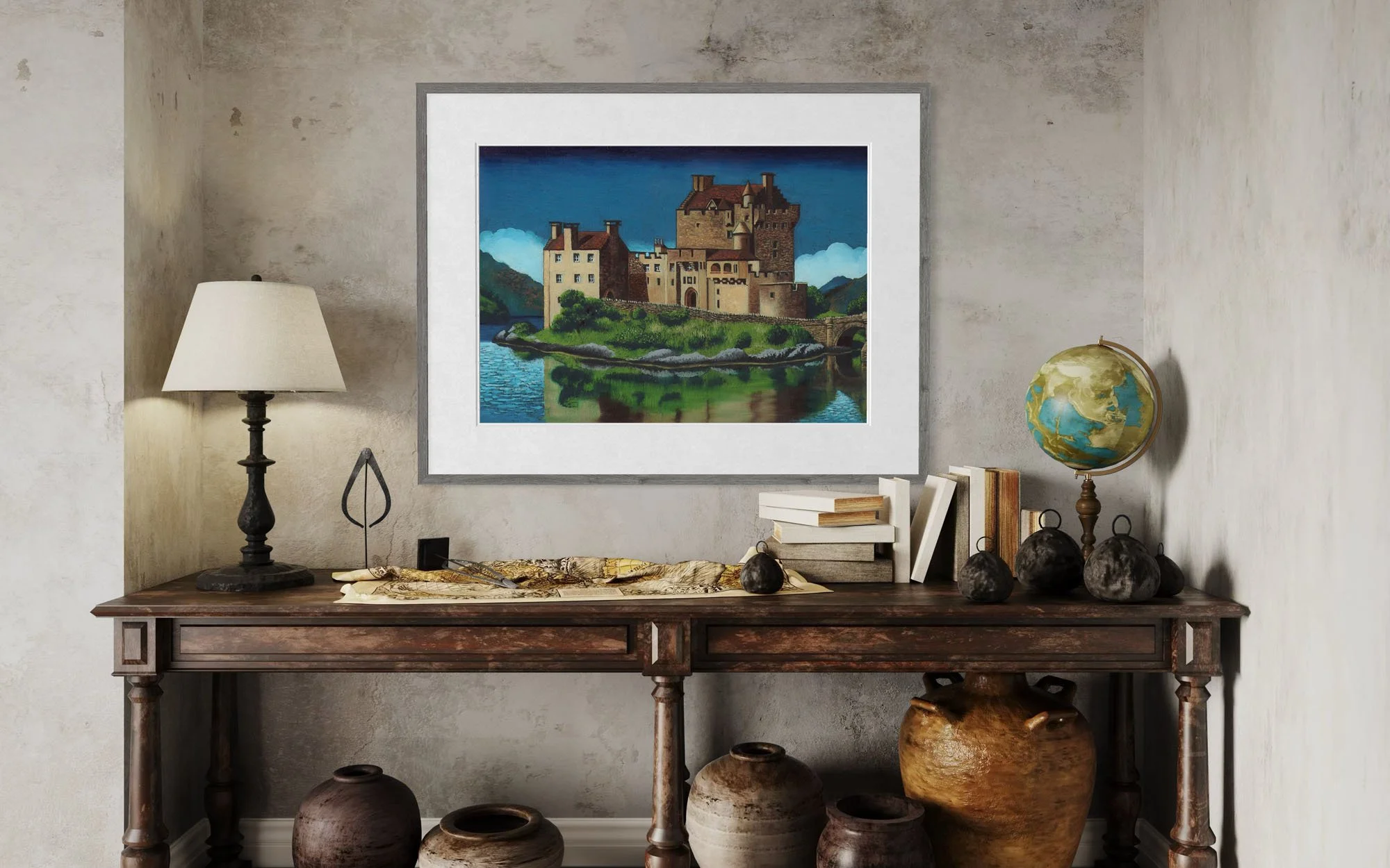 Mark Kaiser Art_Eilean_Donan_Castle.jpg