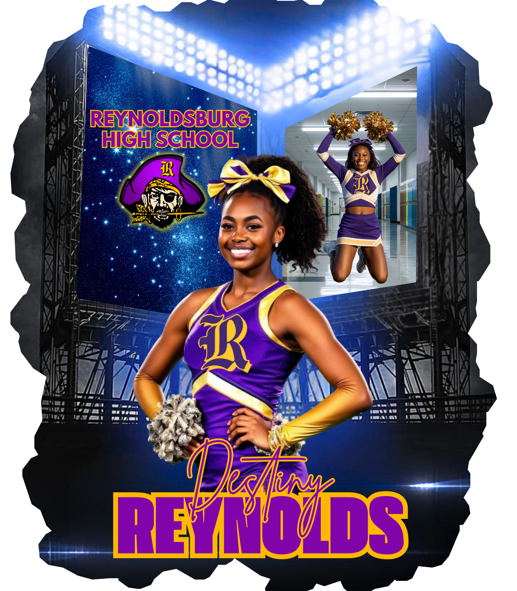 Cheer/athlete Tee Design