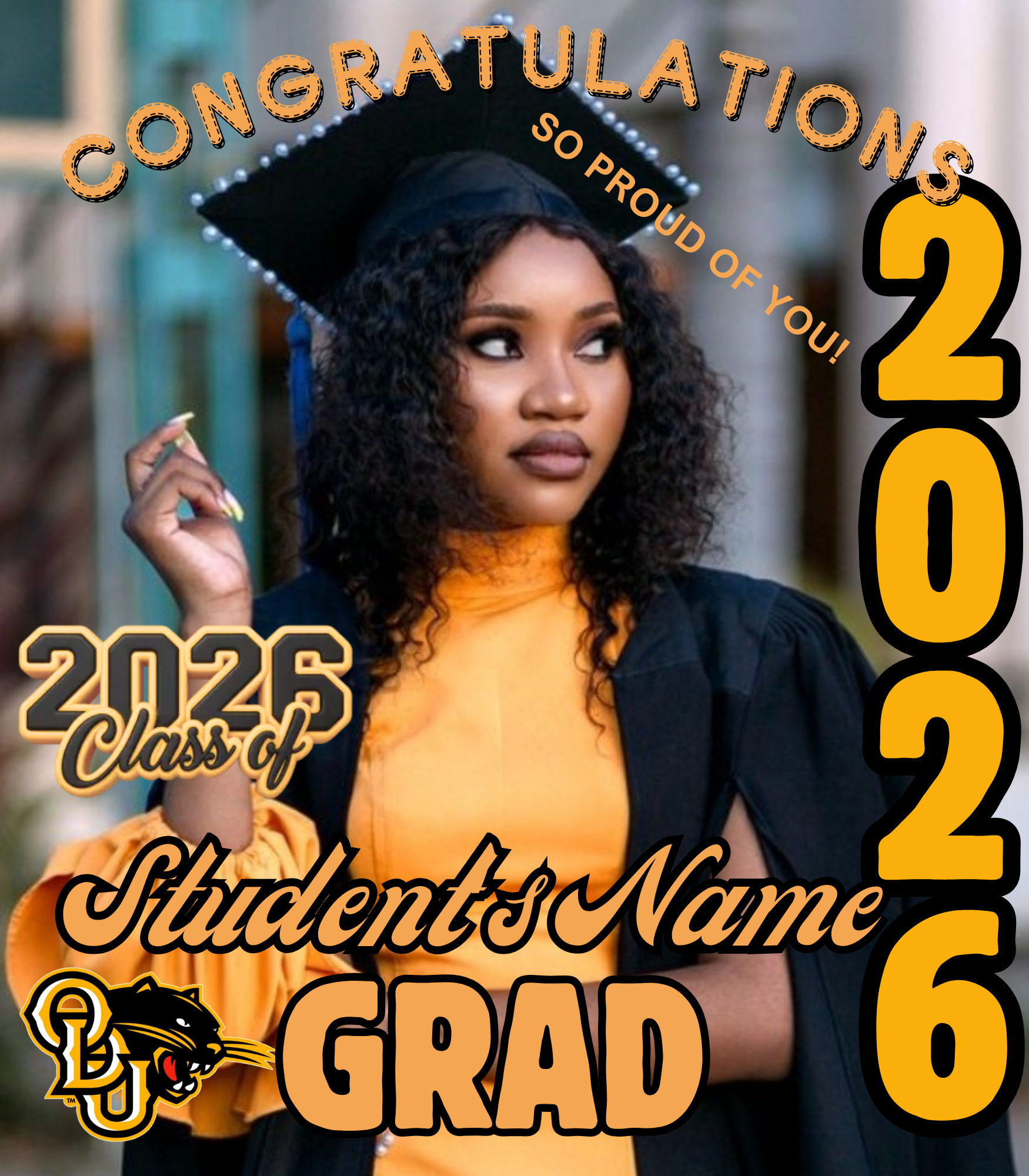 Grad Tee- Template 1