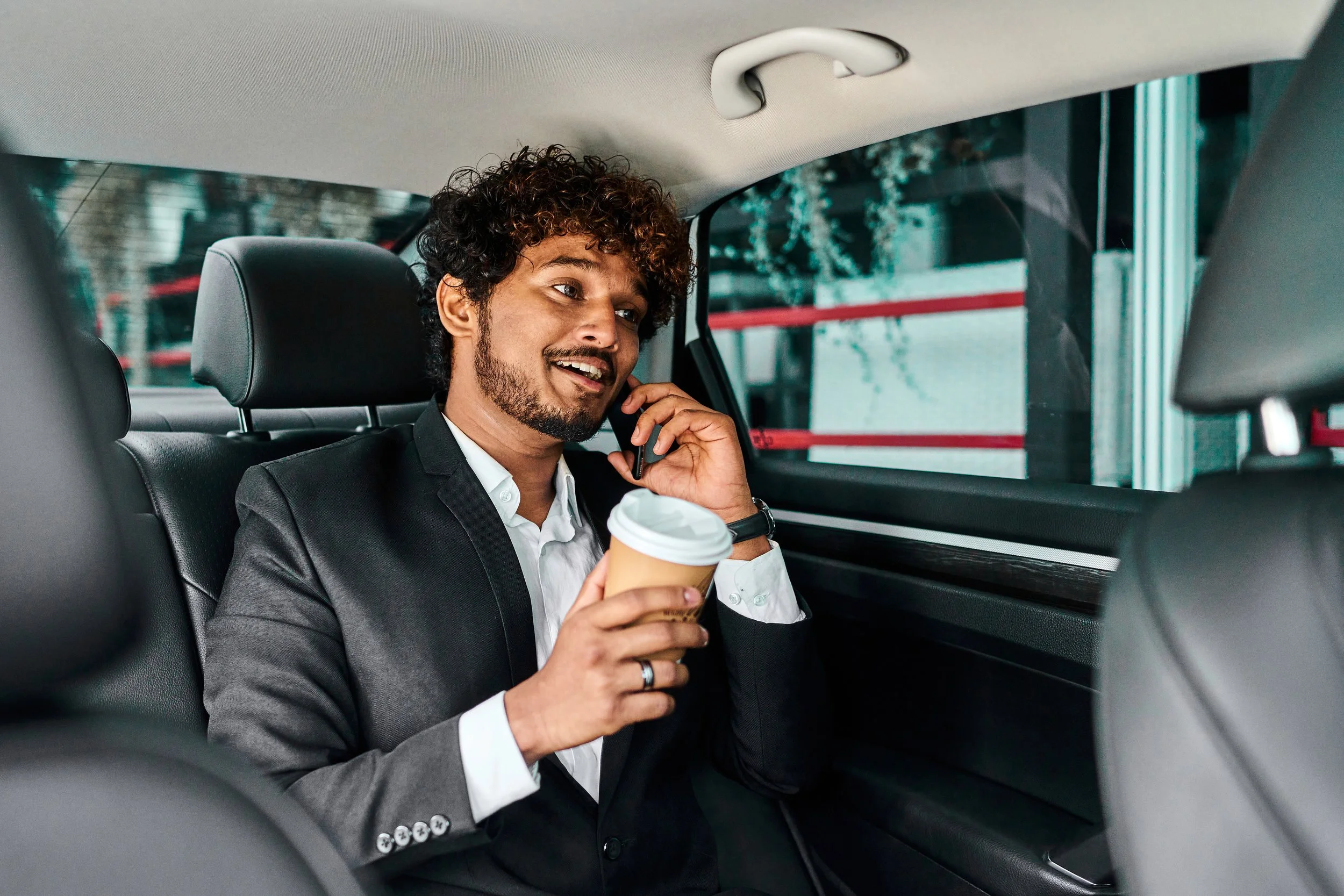 MGM Express corporate chauffeur service providing a comfortable and professional environment for business travel.