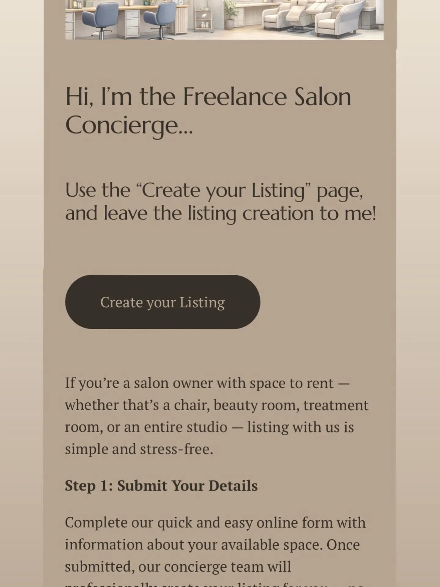 Have you had a chance to check out our website yet? 

#thefreelancesalon 
#website