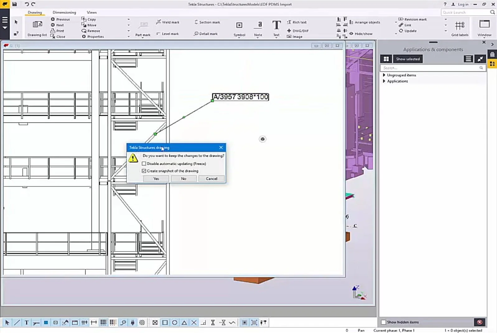 Seamless Integration of AVEVA PDMS or E3D and Tekla Structures ...