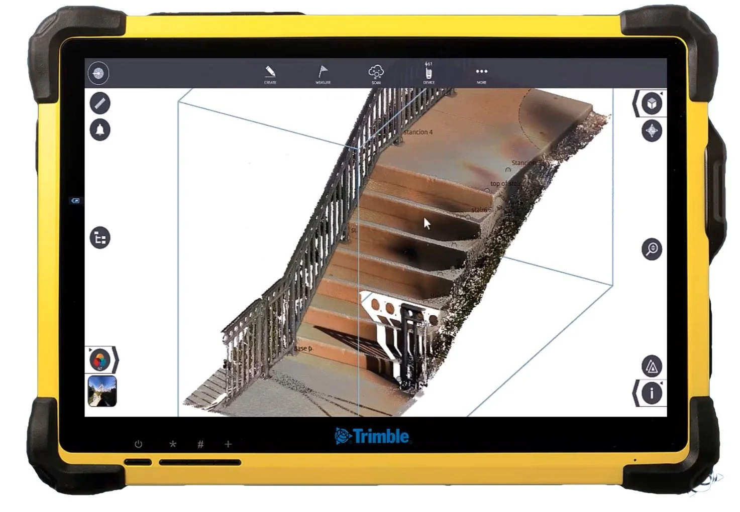 Trimble FieldLink: point cloud