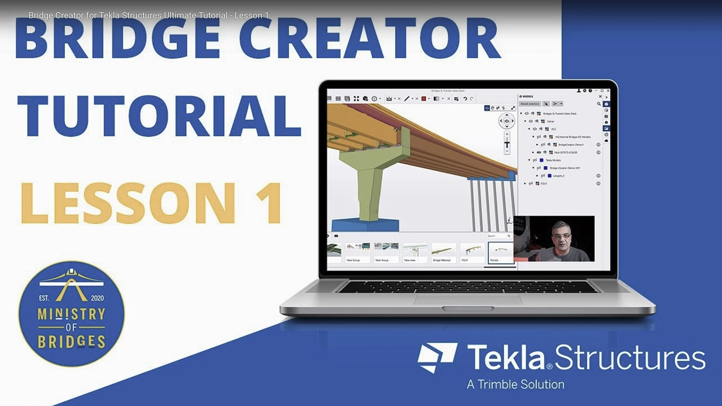 FREE Tekla Bridge Creator Tutorials