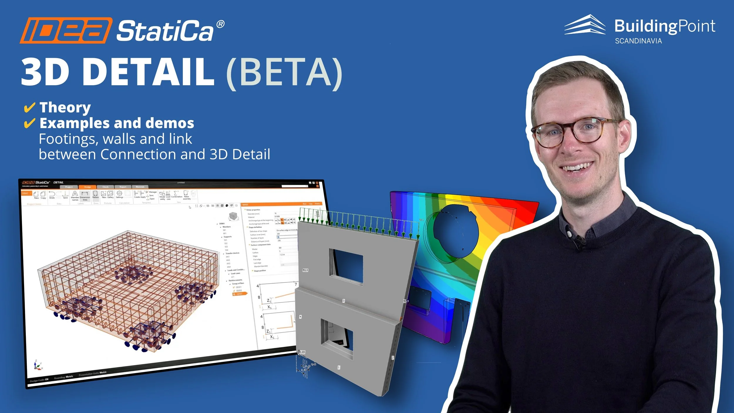 IDEA StatiCa v24 - Concrete 3D Detail BETA features presentation