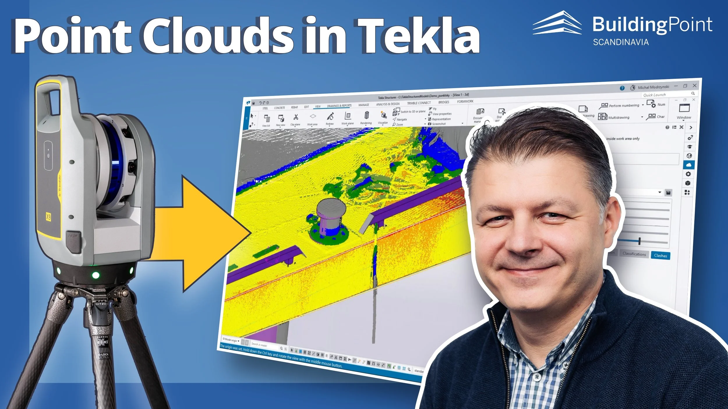 Point clouds in Tekla - why, what and how to do it!